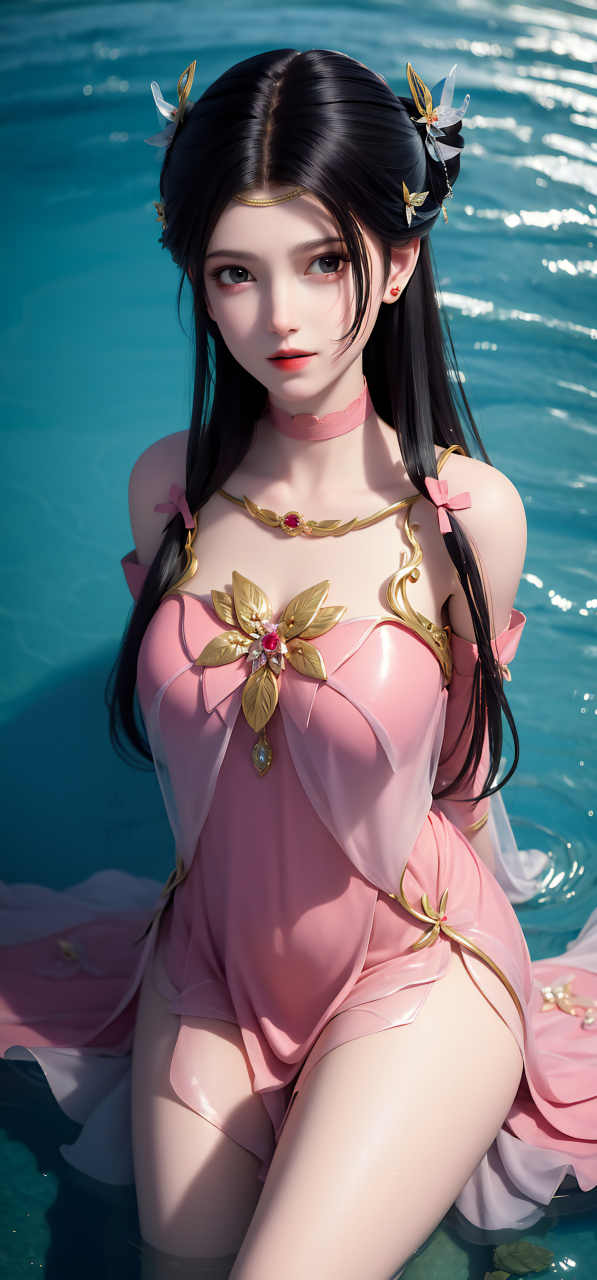 『ai绘画 田灵儿』清凉一夏#你心中的国漫top# #动漫头像和壁纸