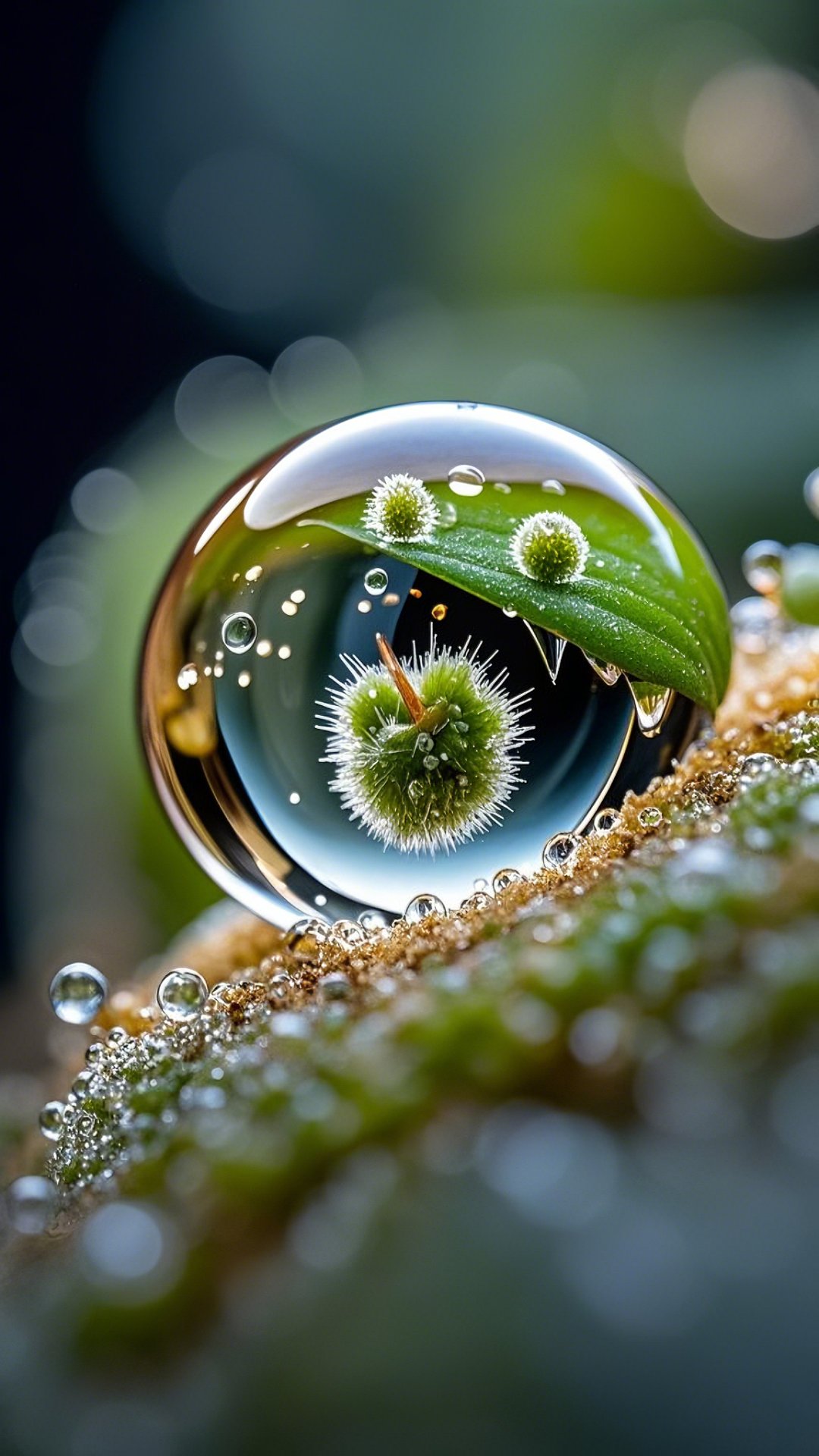 水滴世界唯美手机壁纸#动态连更挑战