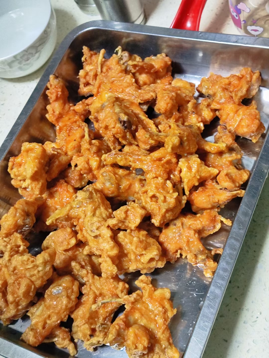 家庭版炸鸡,干净又卫生