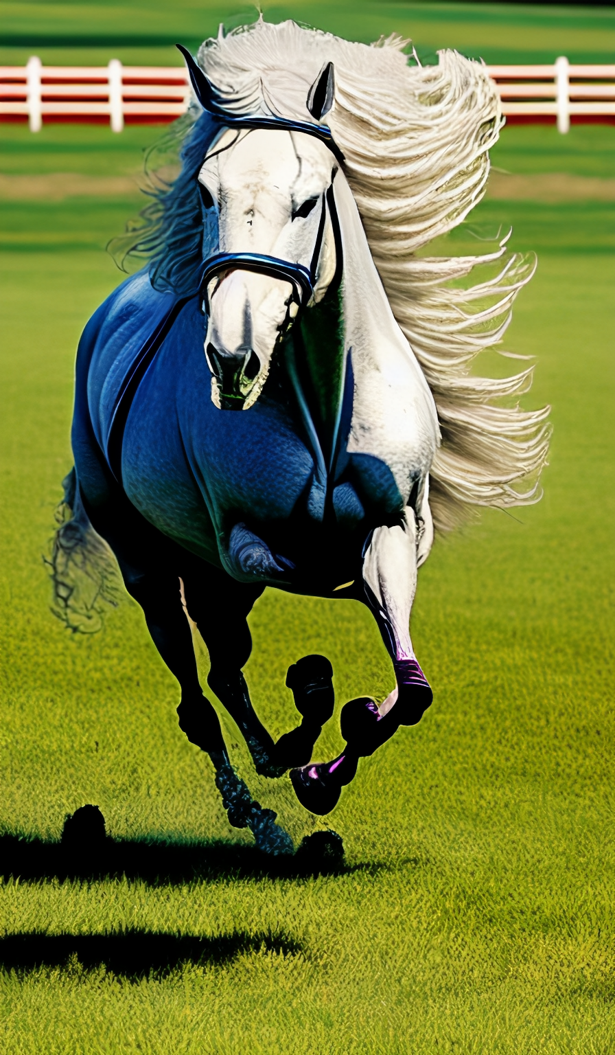 "鬃毛飘飘,风中舞动的狂野之心🔥,这匹棕色骏马在田野间自由驰骋