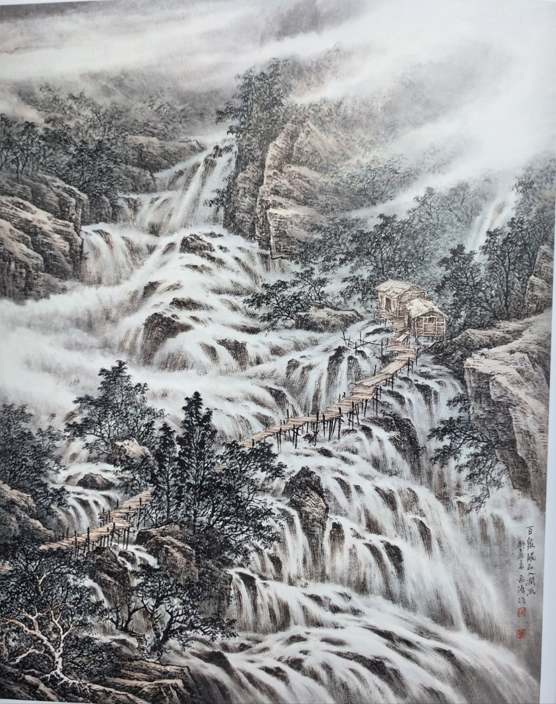 董希源山水画欣赏