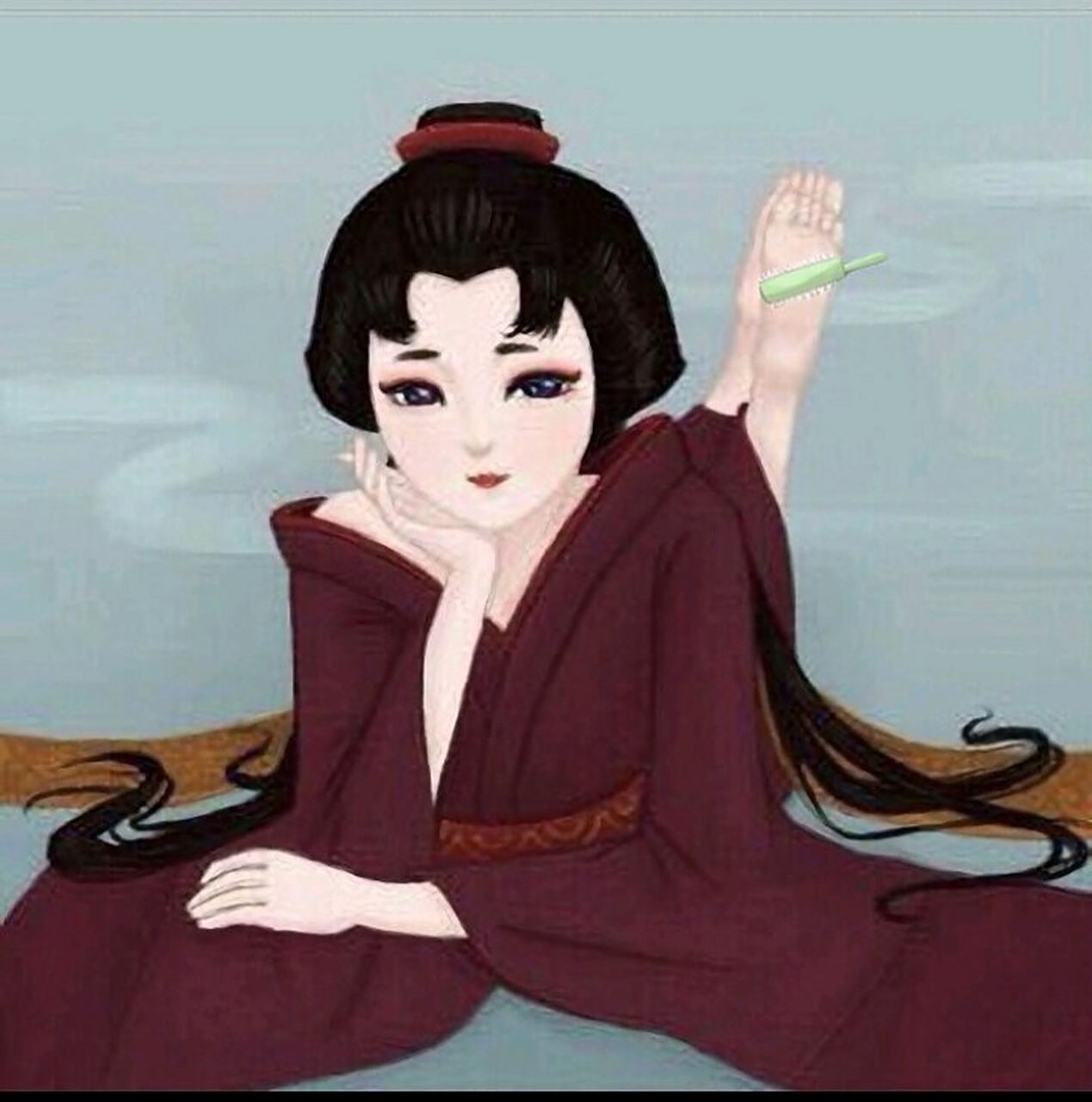 第五人格tk红蝶『初始时装』:"庄园终于放假了呢美智子姐姐～来陪我玩