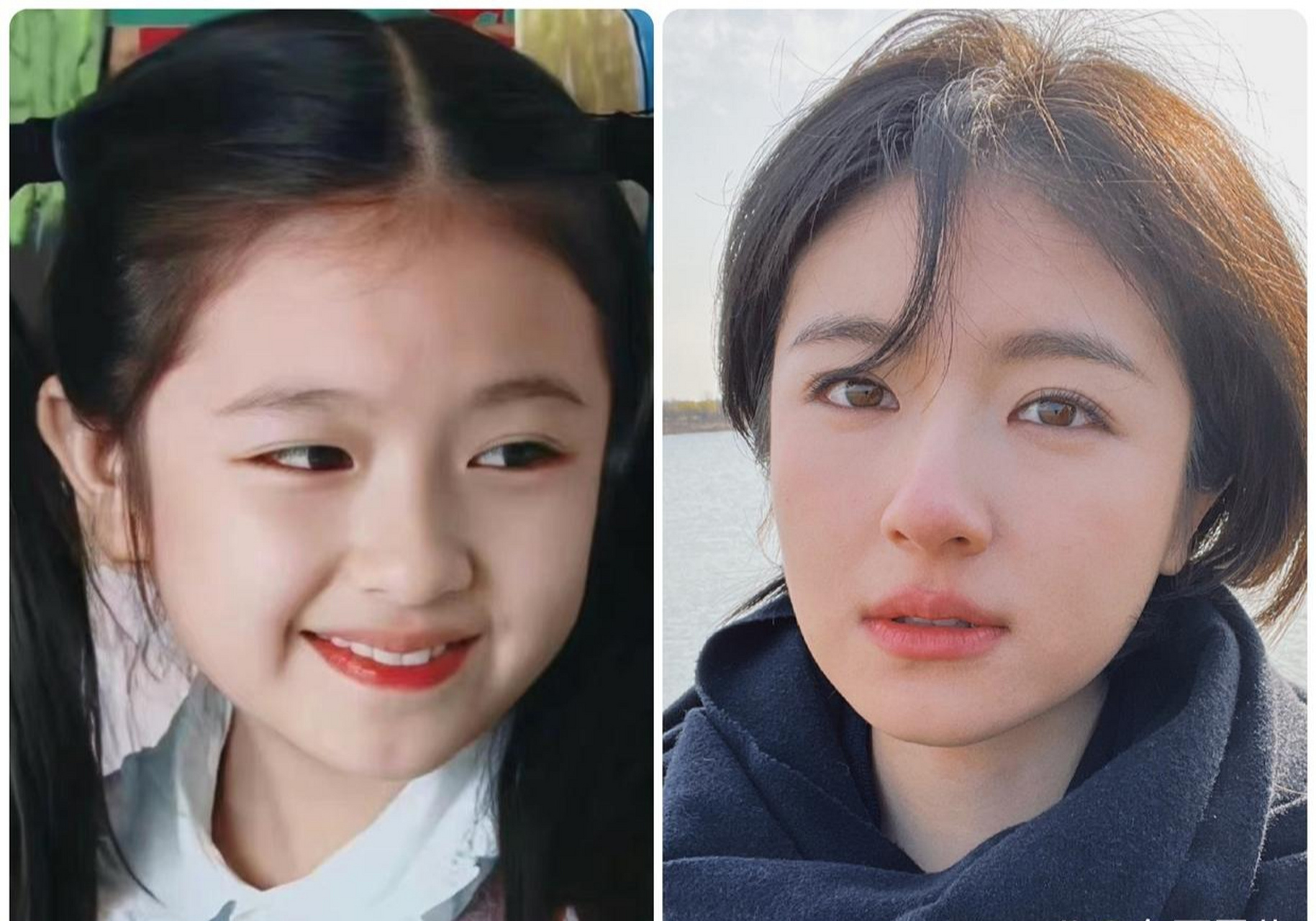 李兰迪小时候和现在是不是一模一样啊 从小就那么好看