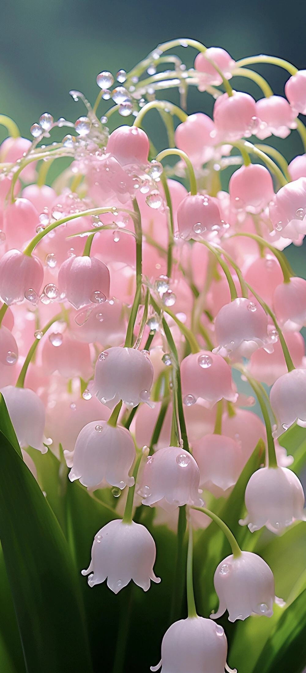 水晶花朵精美壁纸