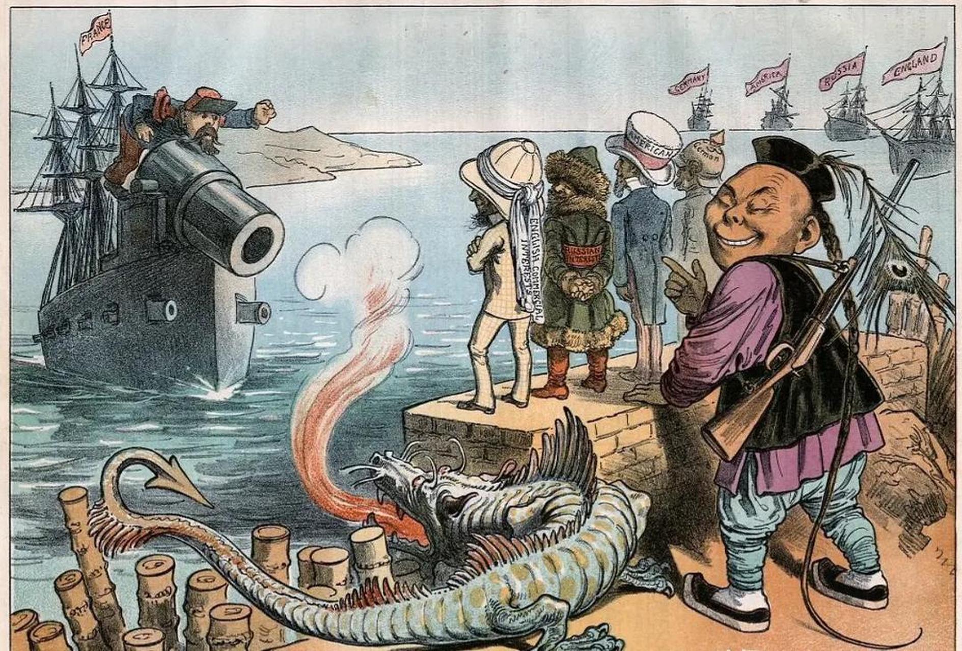 歪曲历史的美国漫画! 八国联军入侵中国,美国人竟然出了这样一张漫画