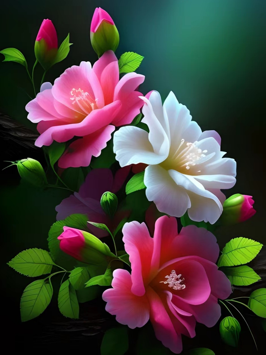 繁花似锦,愿人生犹如多彩的花朵一样,每一刻都跃动着生命的活力.