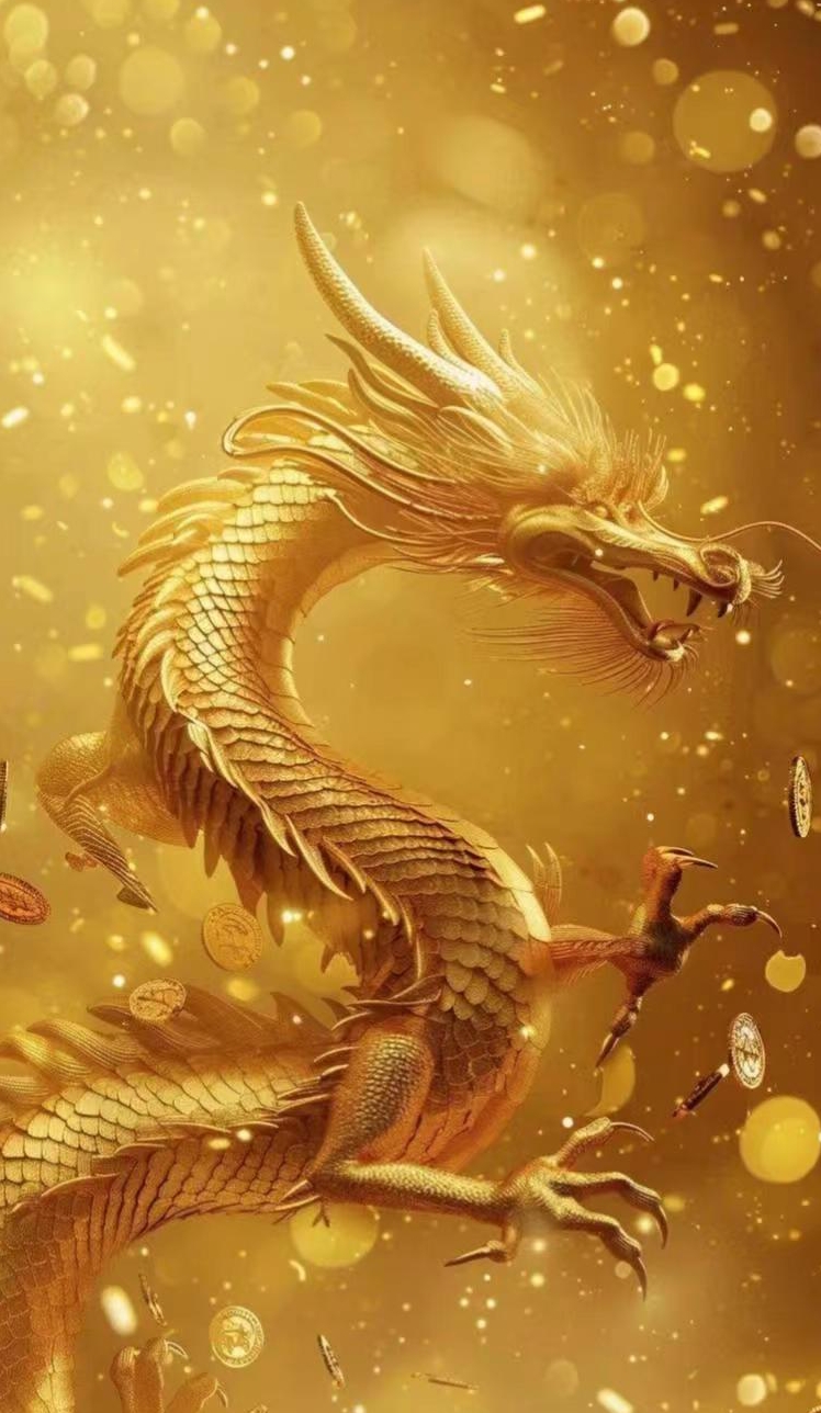金龙腾飞,昂首破云,满载着连绵不绝的好运降临!