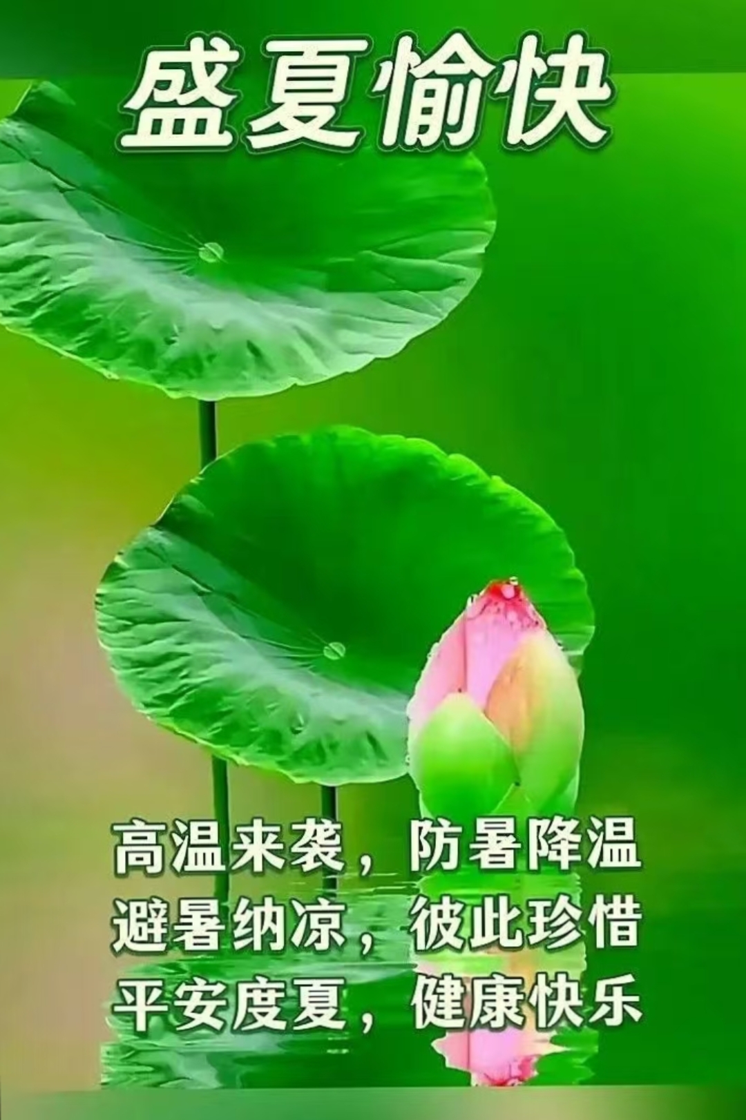 高温天气问候语图片预报