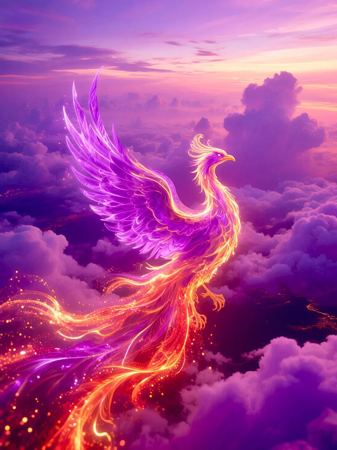 愿见到紫凤飞舞的每一个人都会大运将至,旭日东升 紫气东来!福禄将至!