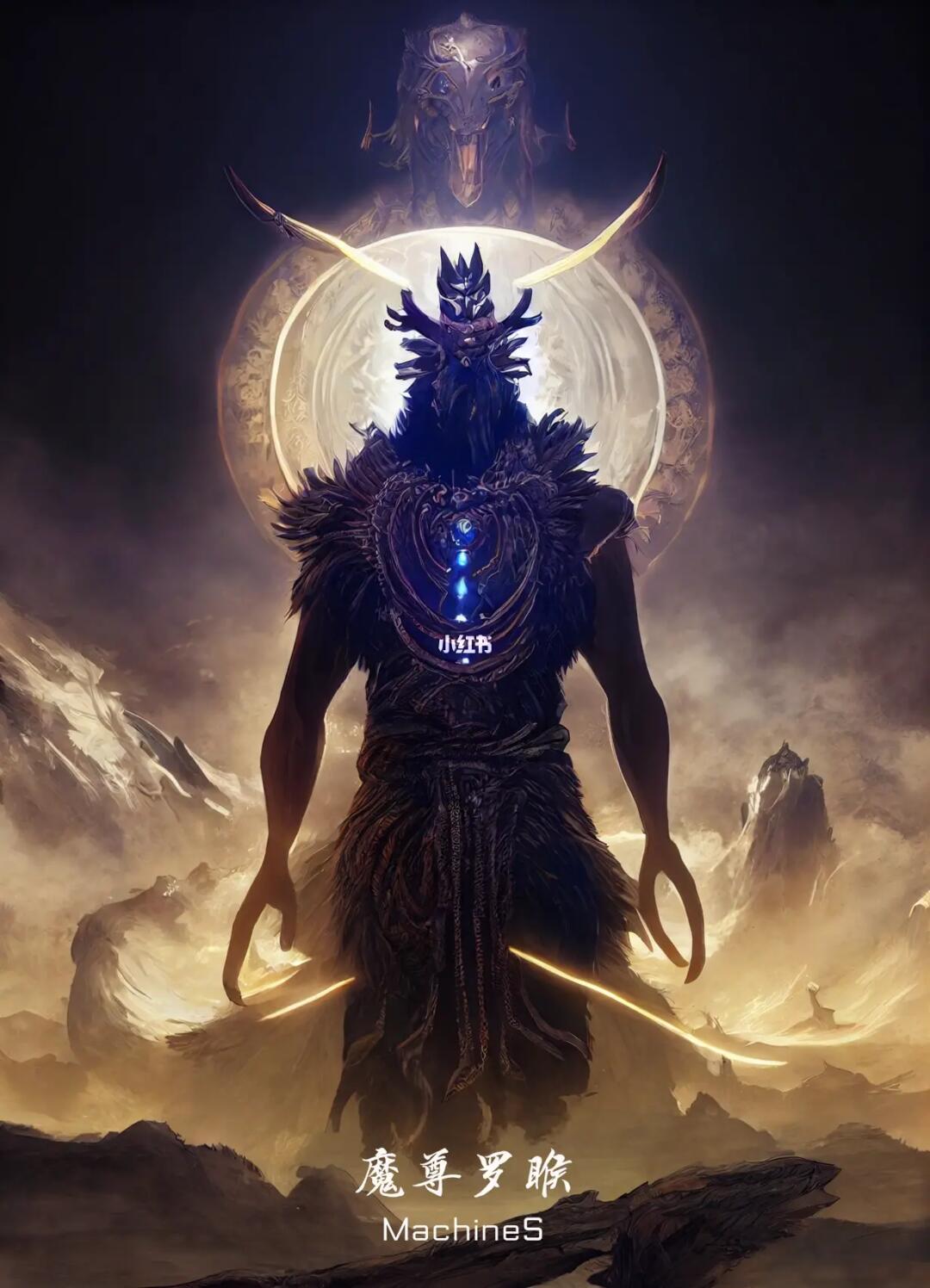 罗睺站在九重天阙的残垣上,指尖凝着一缕将熄的星芒
