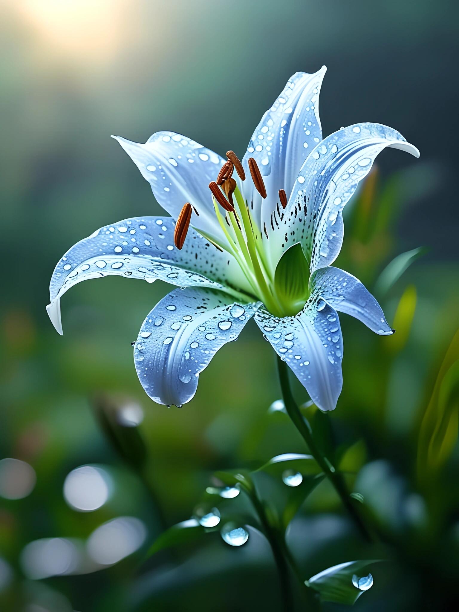 漂亮的百合花图片唯美图片