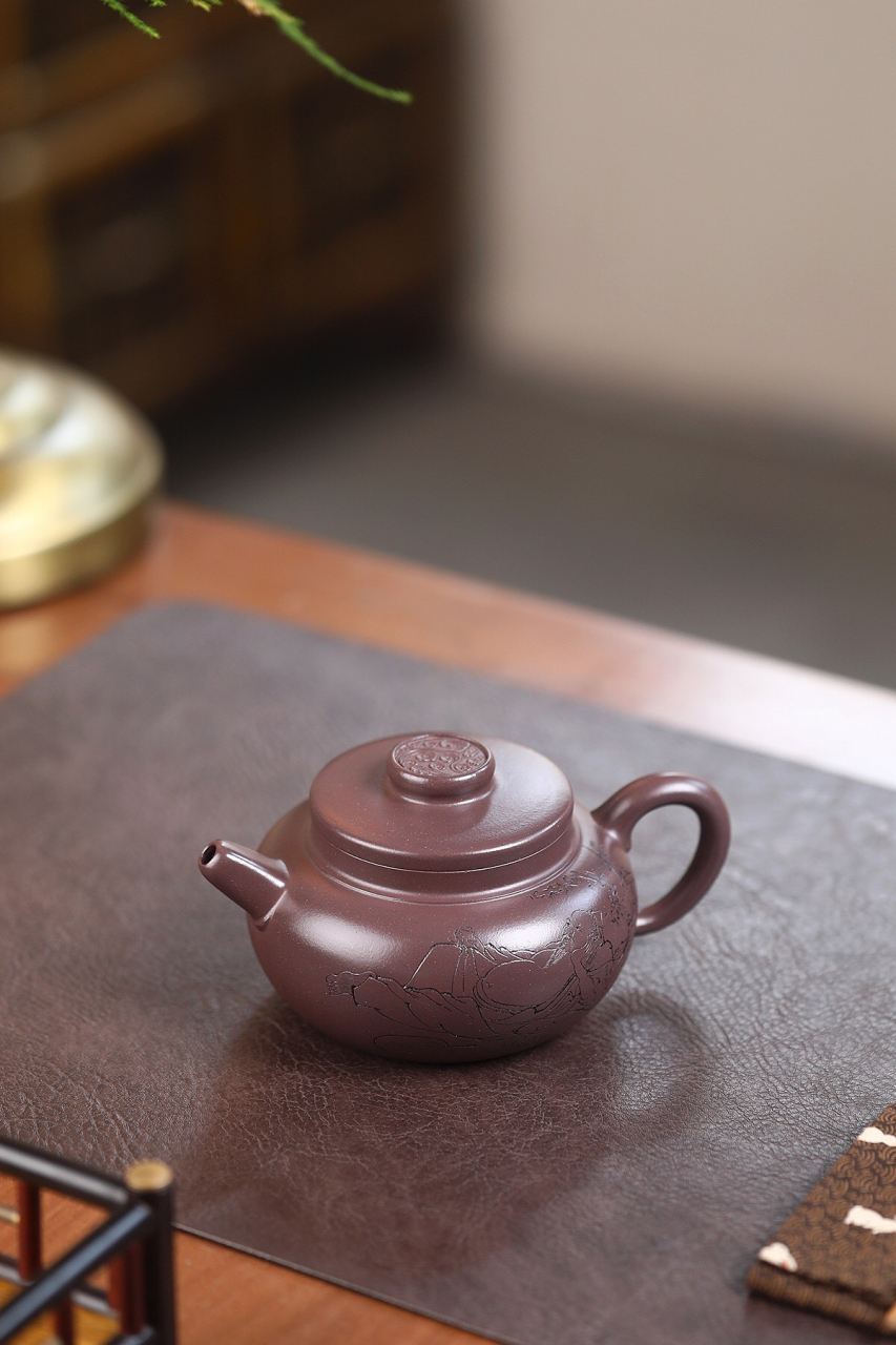 匠心之作·收藏重器 —【思元】 泥料:原矿天青泥 .300cc 作者:沈遽华