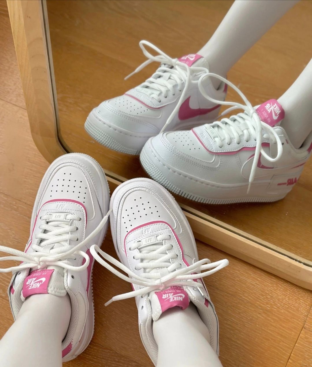 今日份的穿搭亮点,来自这双耐克air force小白鞋👟.
