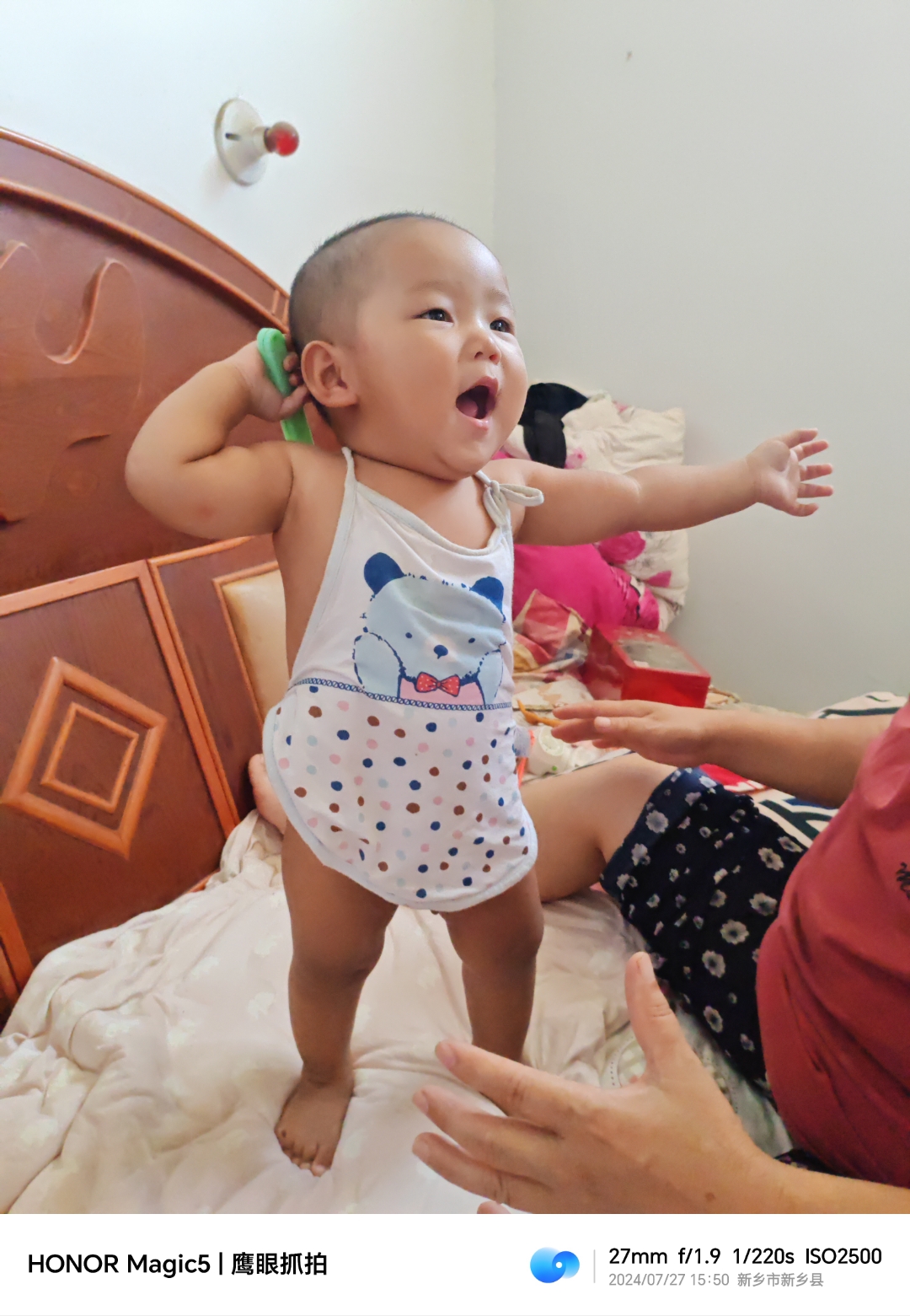 哇哦,小宝宝的肌肉线条这么发达了!
