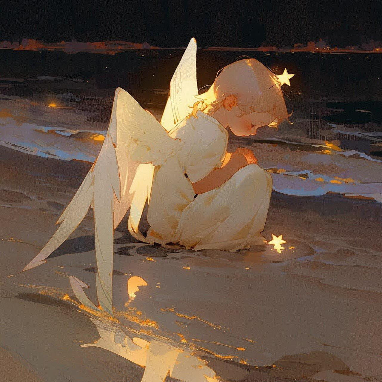 女孩动漫头像 眼里装着星辰,心中放下大海78#最靓头像壁纸征集赛