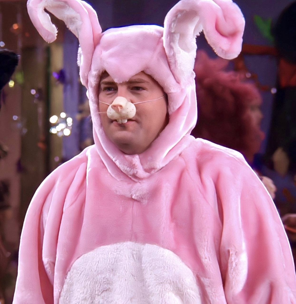 老友记头像之 chandler  粉色兔子限定皮肤,真的太逗了!