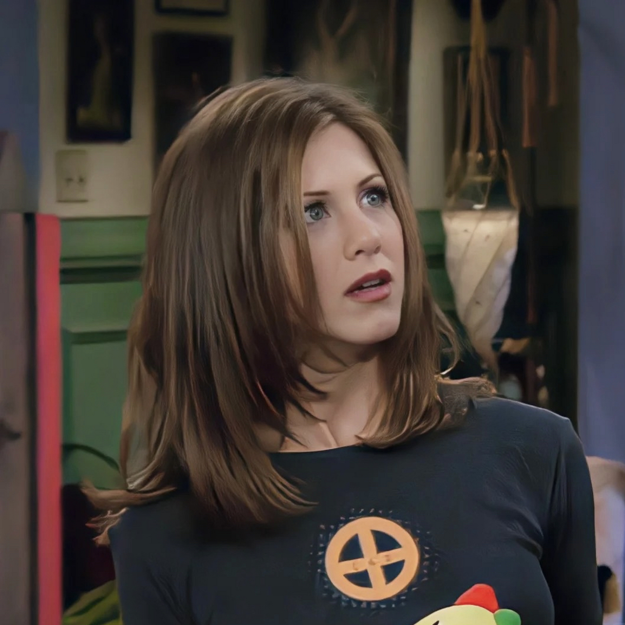 老友记头像——瑞秋·格林 一分钟八十个小表情的瑞瑞,好可爱.