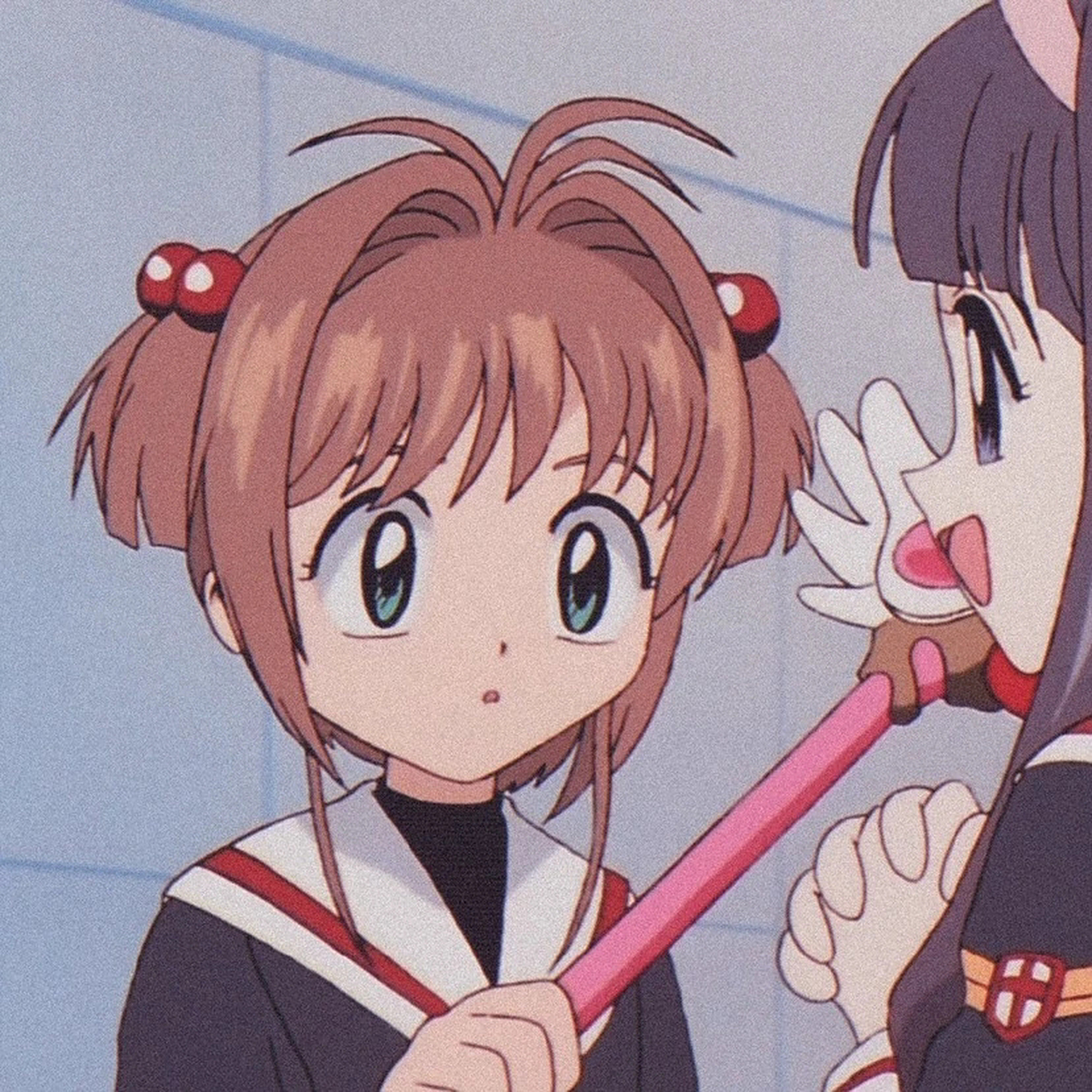 魔法少女樱 小樱×知世 闺蜜头像 好美好的闺蜜情#最靓头像壁纸征集赛