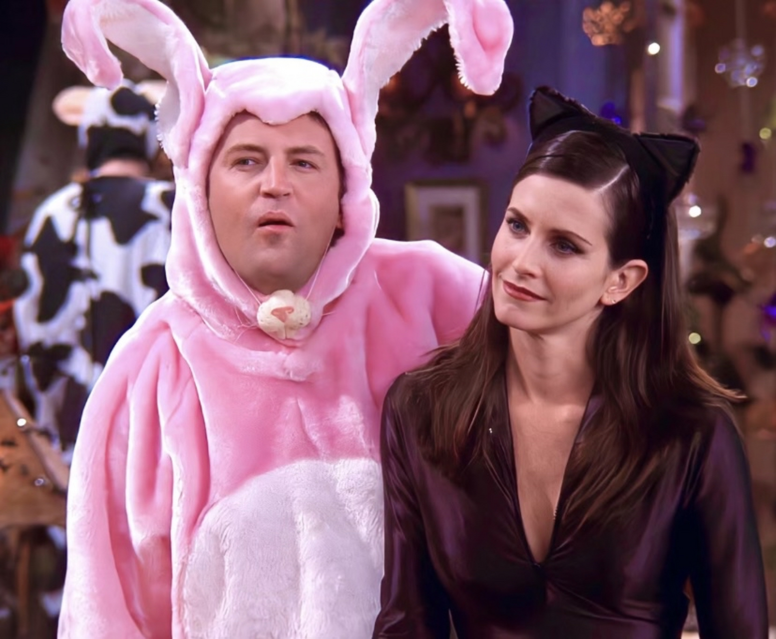 老友记头像之 chandler  粉色兔子限定皮肤,真的太逗了!