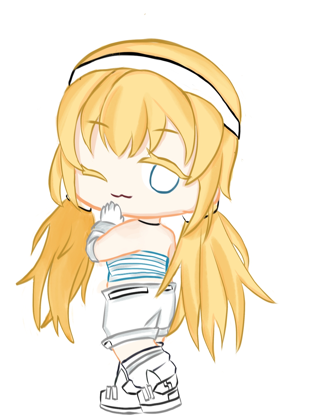 凹凸世界秋同人,脑袋画的跟个锅盖一样,真抱歉[可怜]