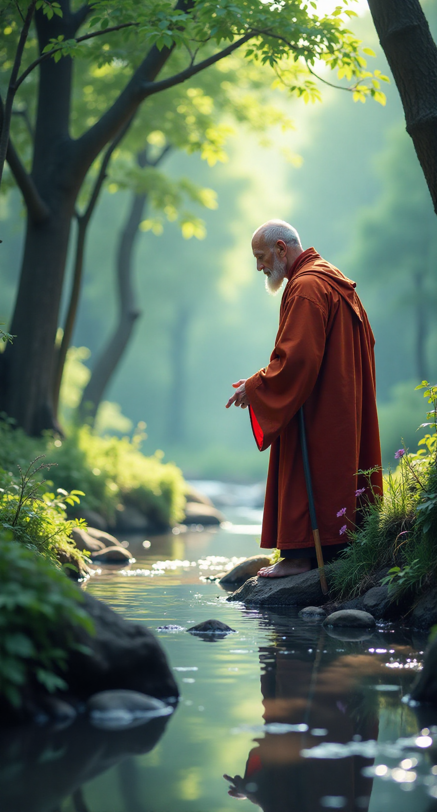 有一天,一个年轻人满脸焦虑地找到老和尚,诉说自己在事业上的挫折与