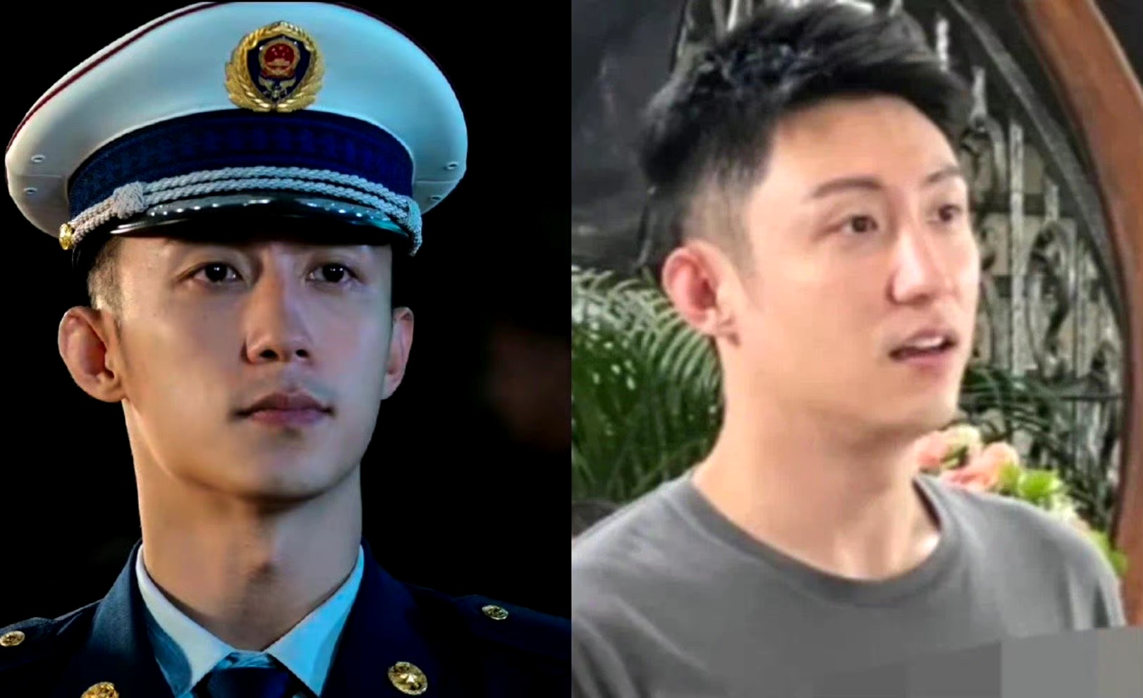 相比于去年,黄景瑜那时候还是棱角分明,结果现在明显壮了不少,甚至还