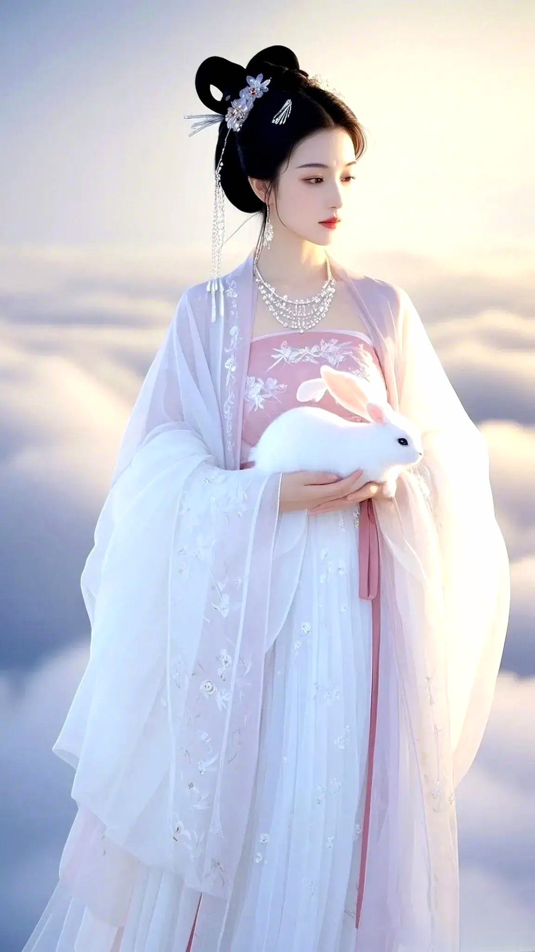 每年八月十五摆嫦娥奔月图片嫦娥汉服图片嫦娥奔月图片真人嫦娥奔月