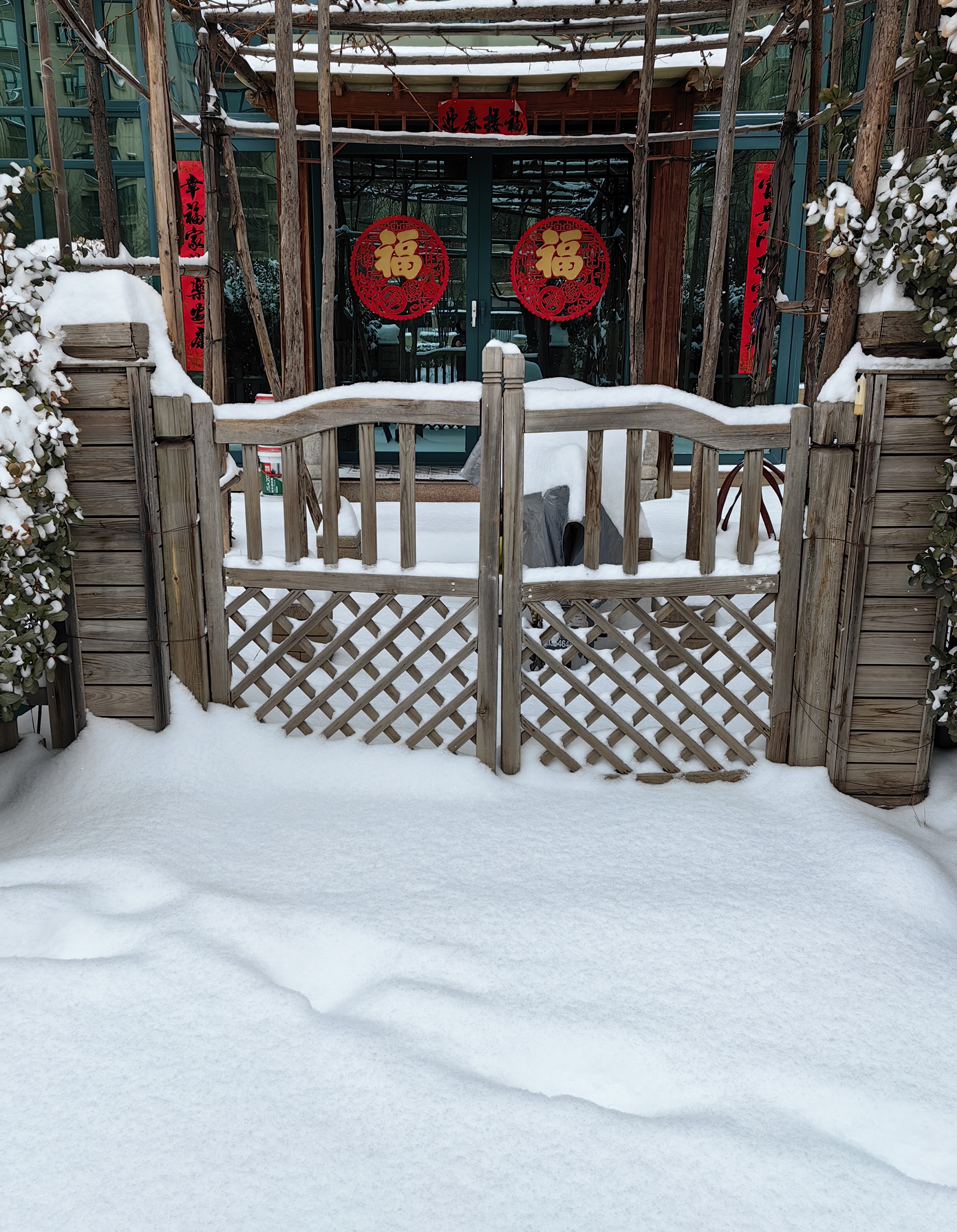 春节农村雪景图片大全图片