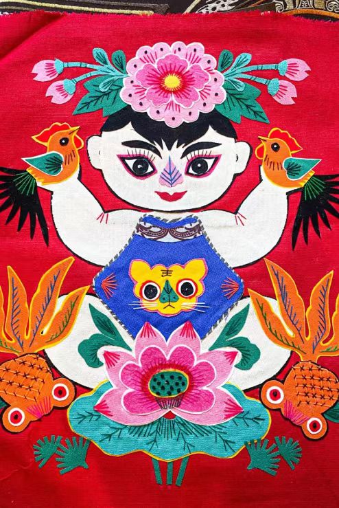 延川布堆画🌈非遗传承篇 yanchuan budui painting  ​