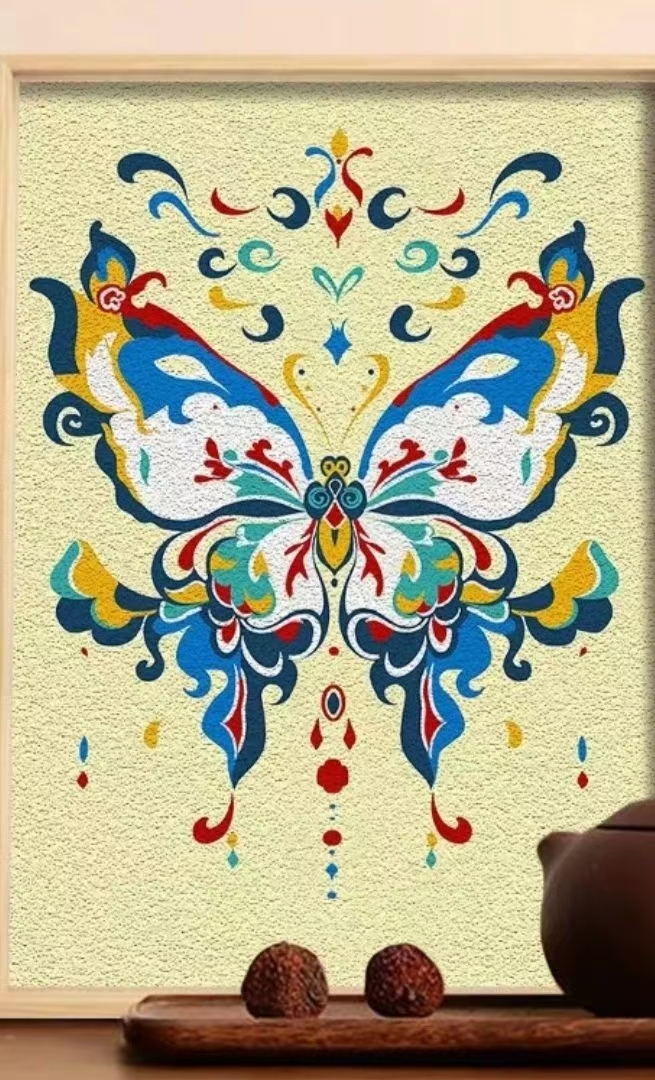 纸浆画非遗传承篇 pulp painting  纸浆画类似于彩泥