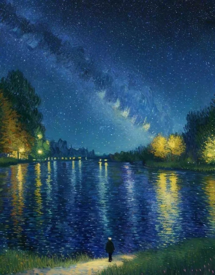 荷兰后印象派画家 梵高vincent van gogh星空欣赏