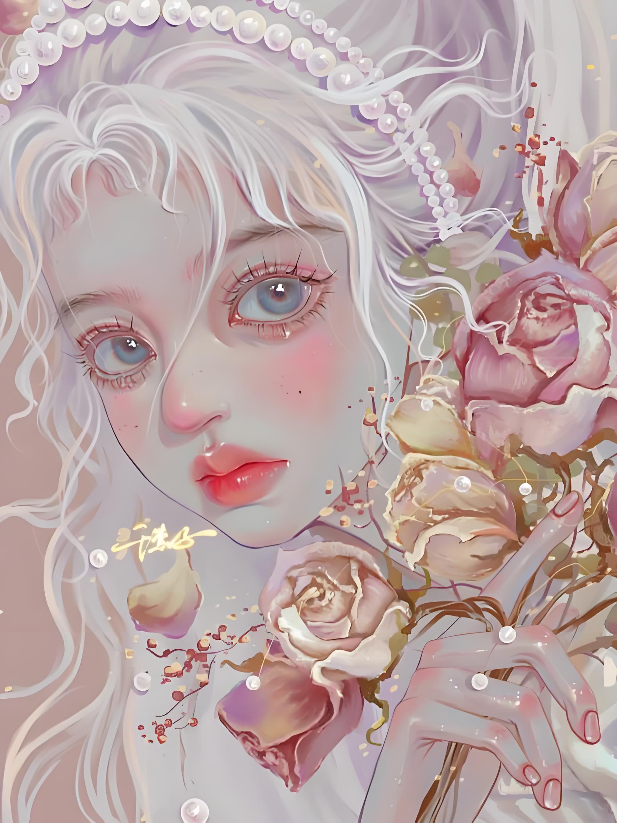 墨雨ja 你要的花朵拟人来啦[亲吻]