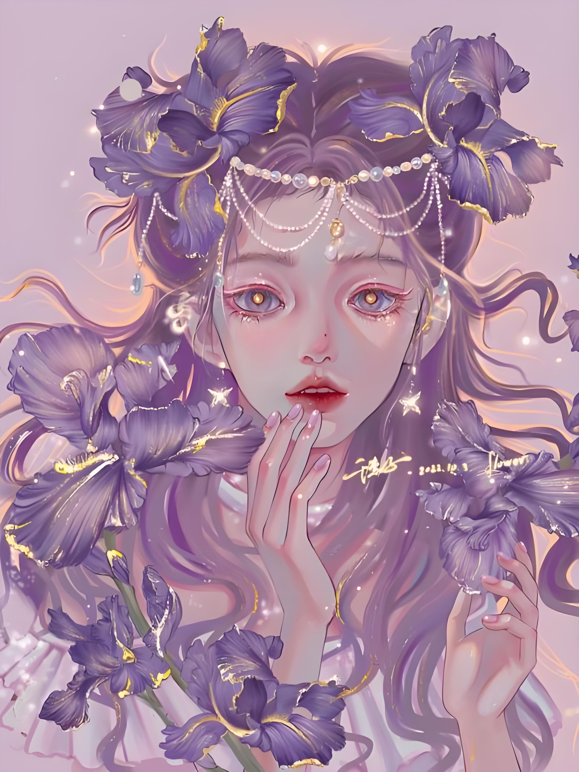 墨雨ja 你要的花朵拟人来啦[亲吻]