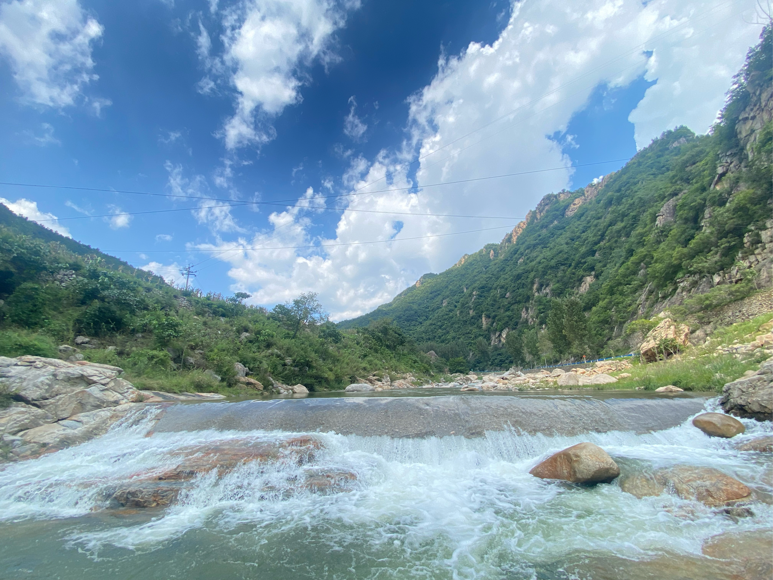 绿水青山带笑颜石坞村图片