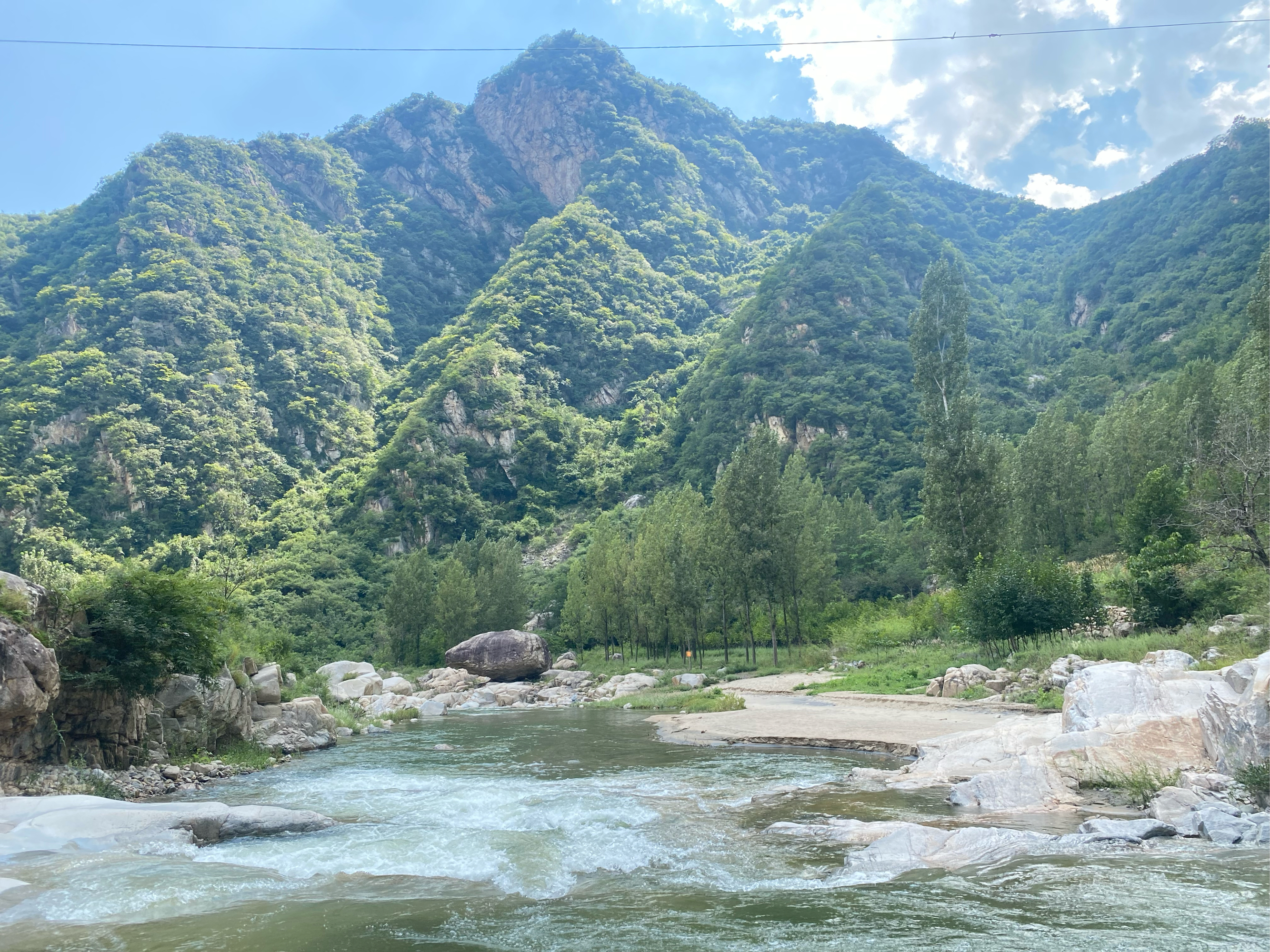 绿水青山带笑颜石坞村图片