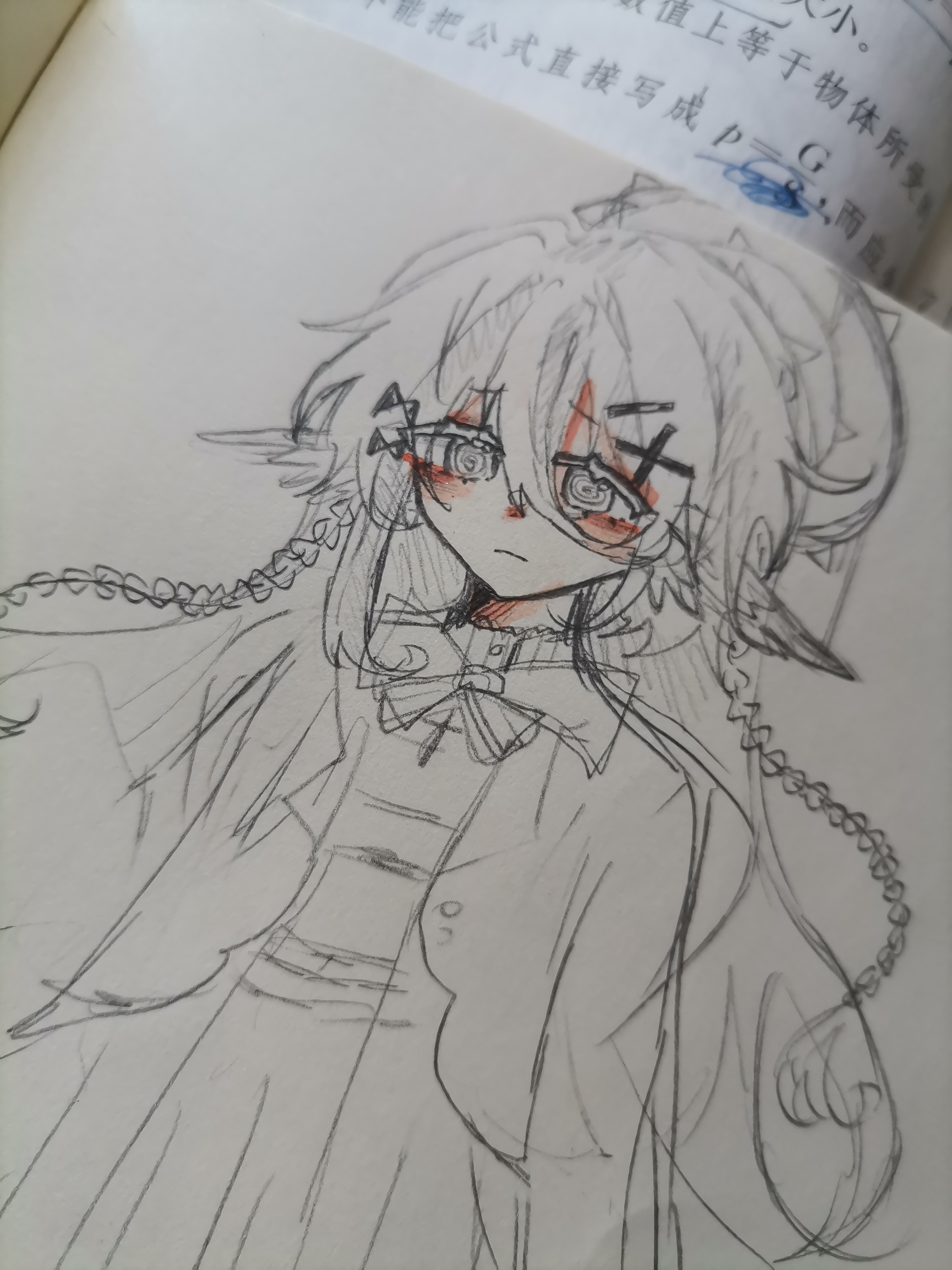 铅笔画小玉傲闰简笔画在a4纸上面画画画人一幅画