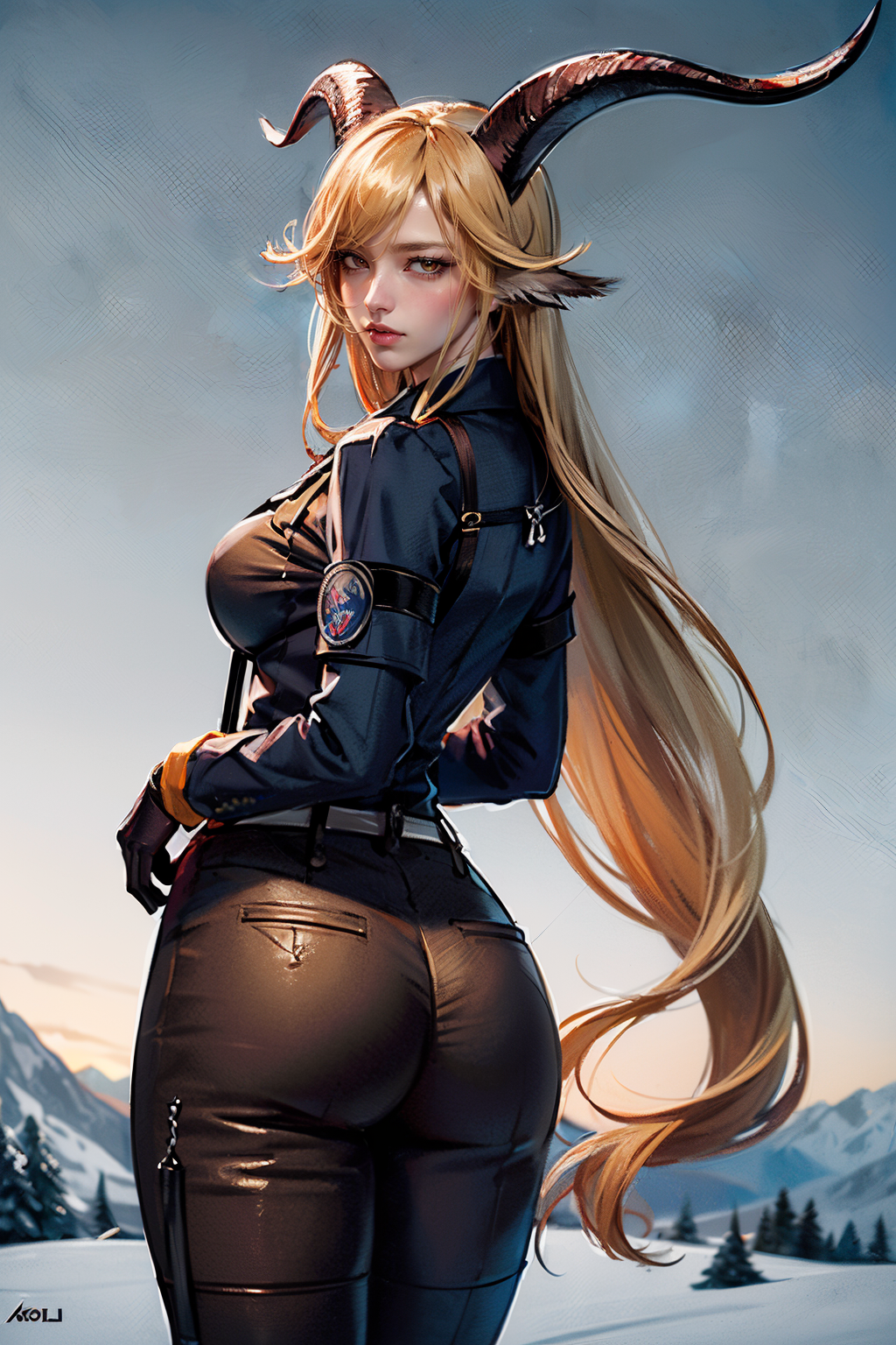 黑骑士 #养眼美女# #二次元美图