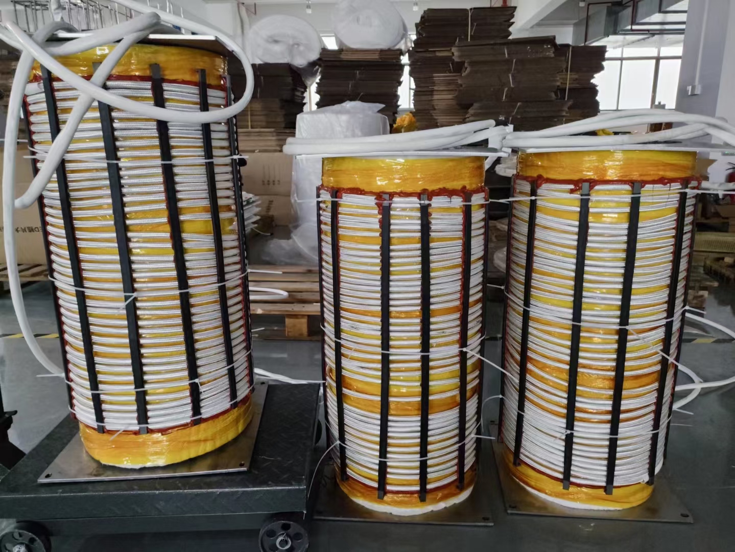 热风电磁加热器60kw300x1200出口温度200度