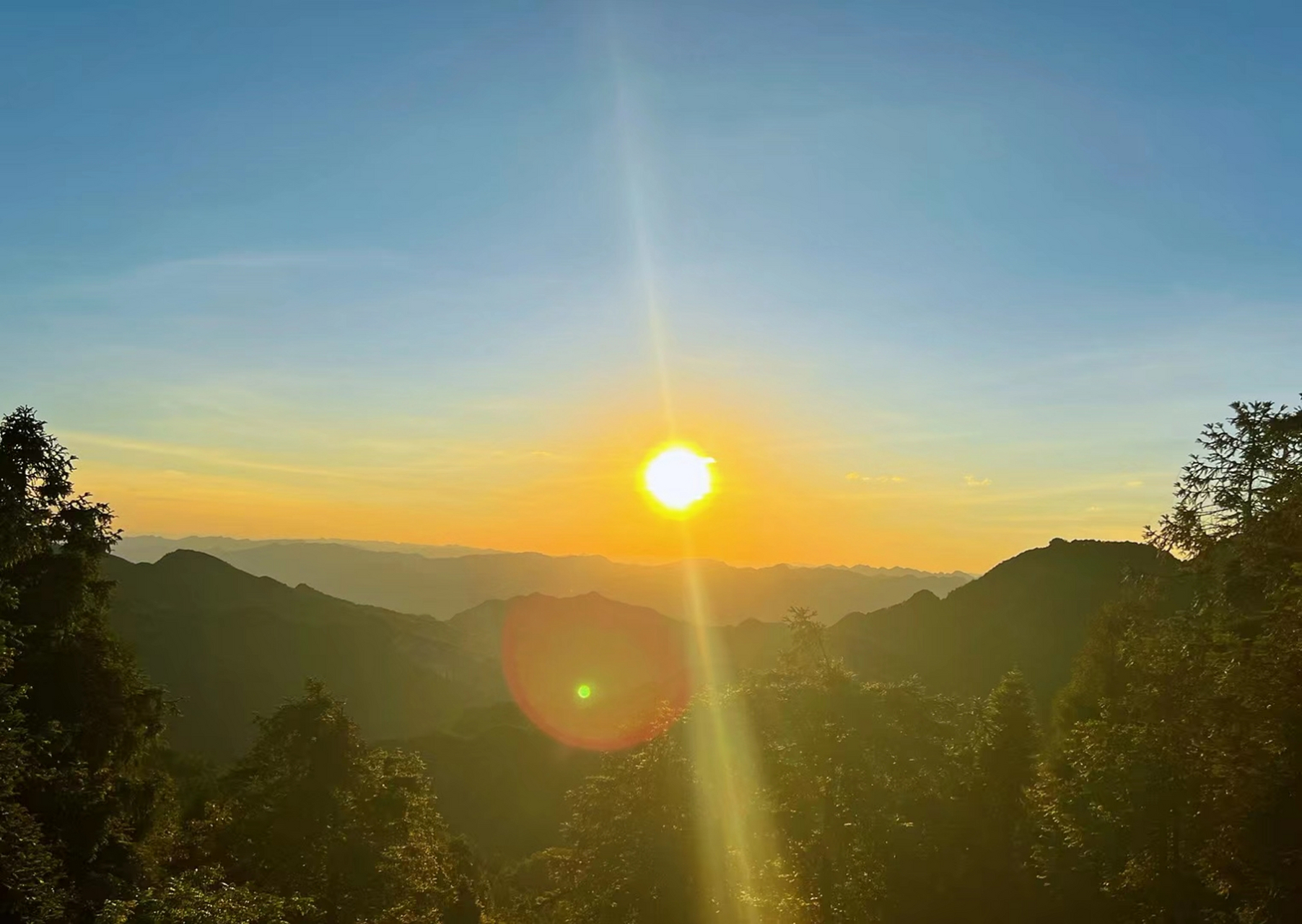 太阳落山图 真实图片