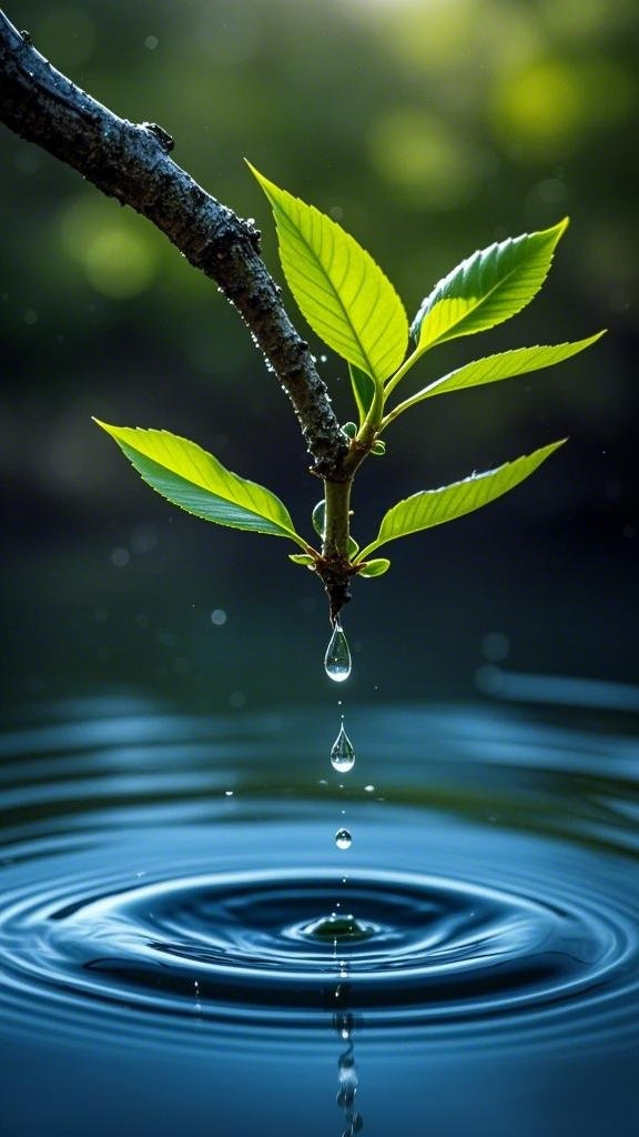 清晨的露珠,生命的奇迹,每一滴都是希望的开始.#手机壁纸