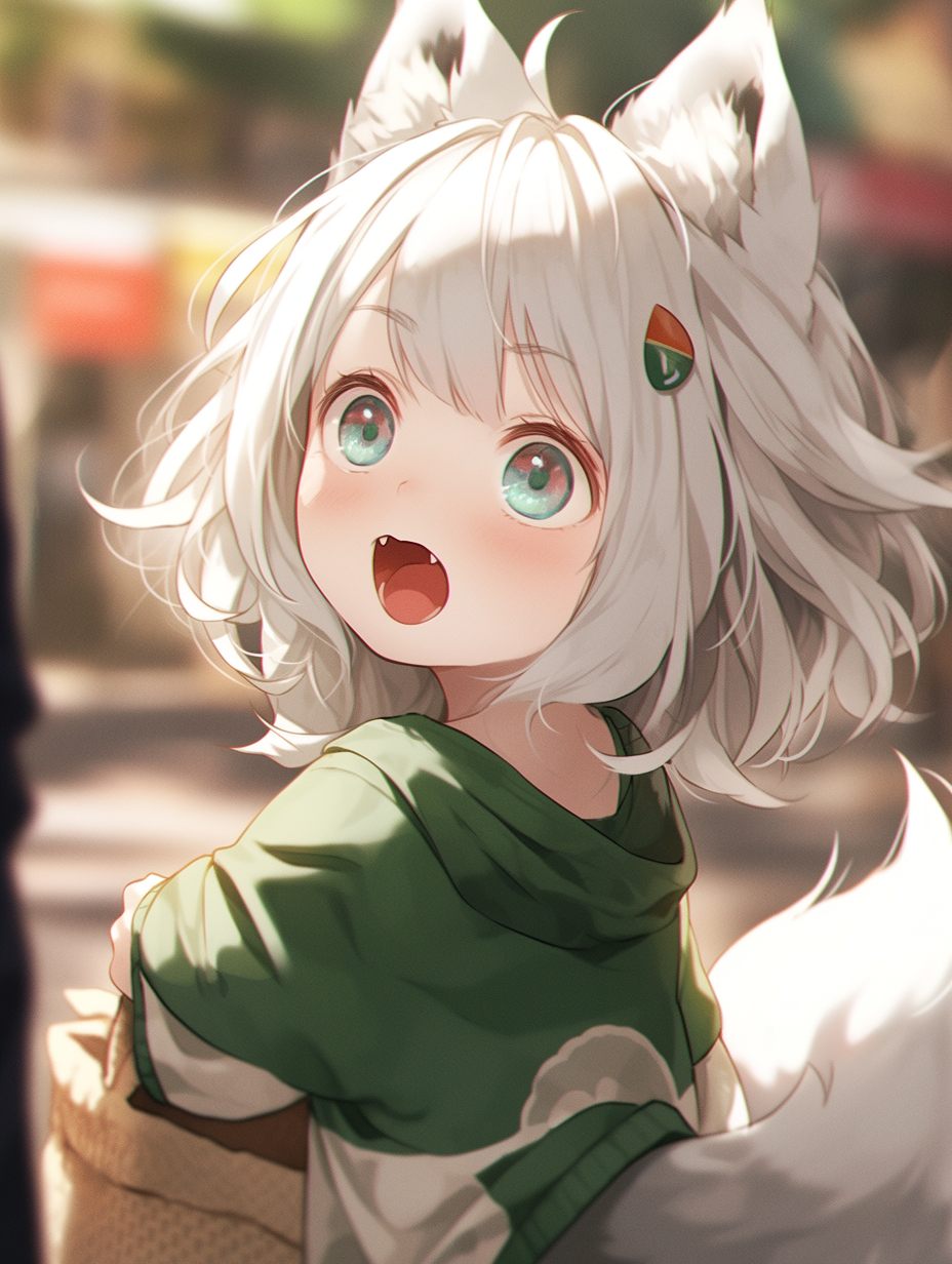 ai绘画练习/可爱猫耳小女孩 #动漫头像# #头像# #少女# #ai绘画