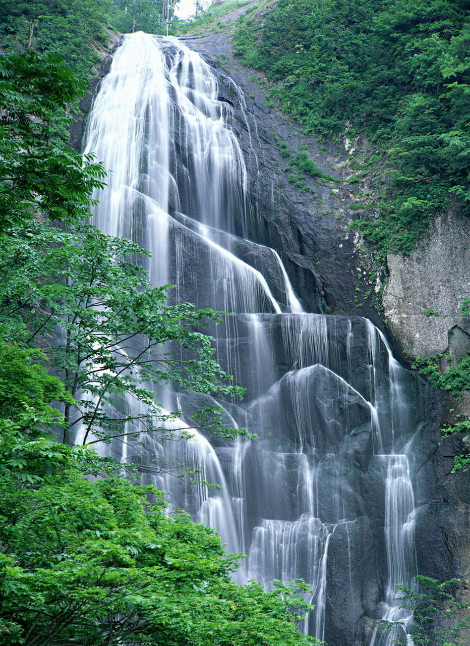 3.续诗:夏日观瀑  仰首不知瀑布长,隆隆幽谷鸟惊慌.