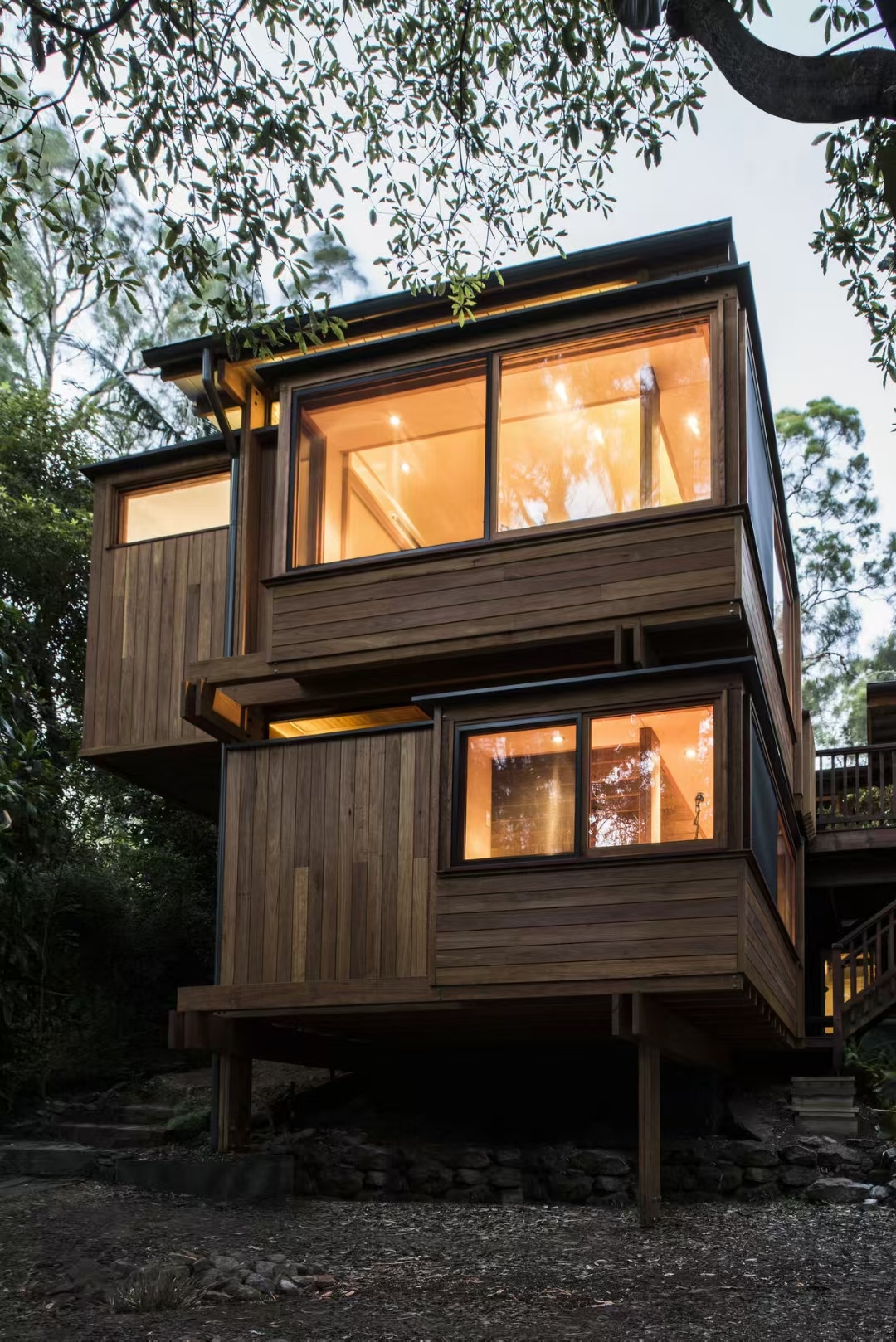 绿建富林装配式木结构 木屋 木结构 胶合木 木屋别墅 木屋酒店 clt胶