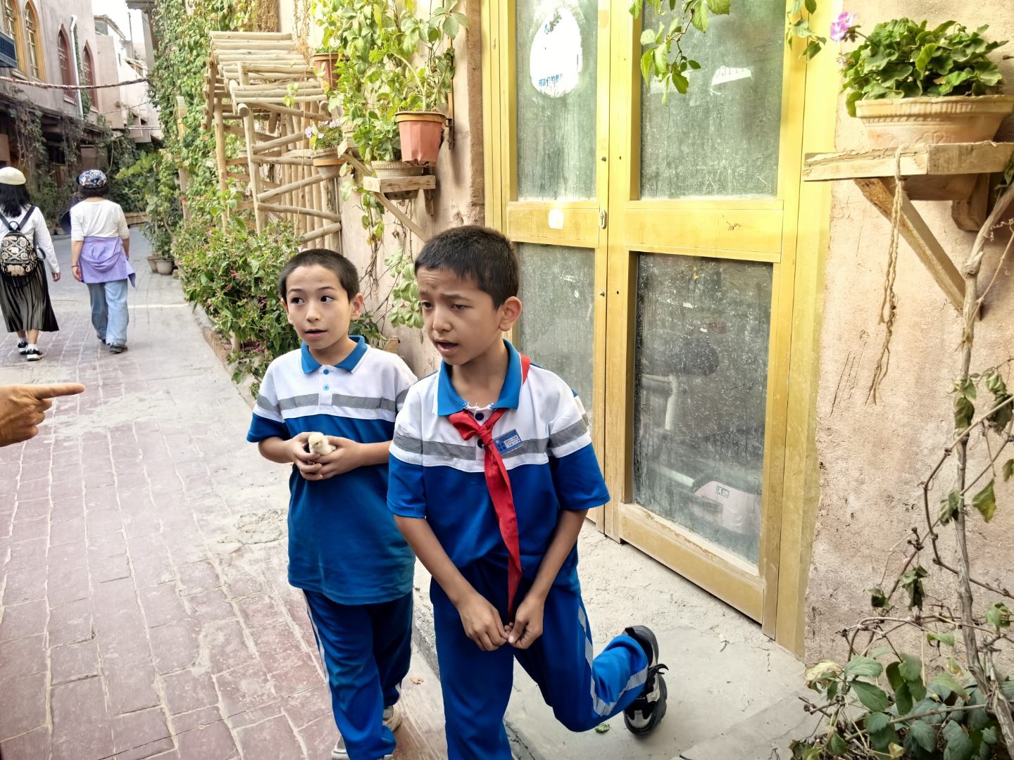 新疆阿合奇的秋天,色彩斑斓,胡杨金黄,白雪皑皑,猎鹰飞翔,古城遗址