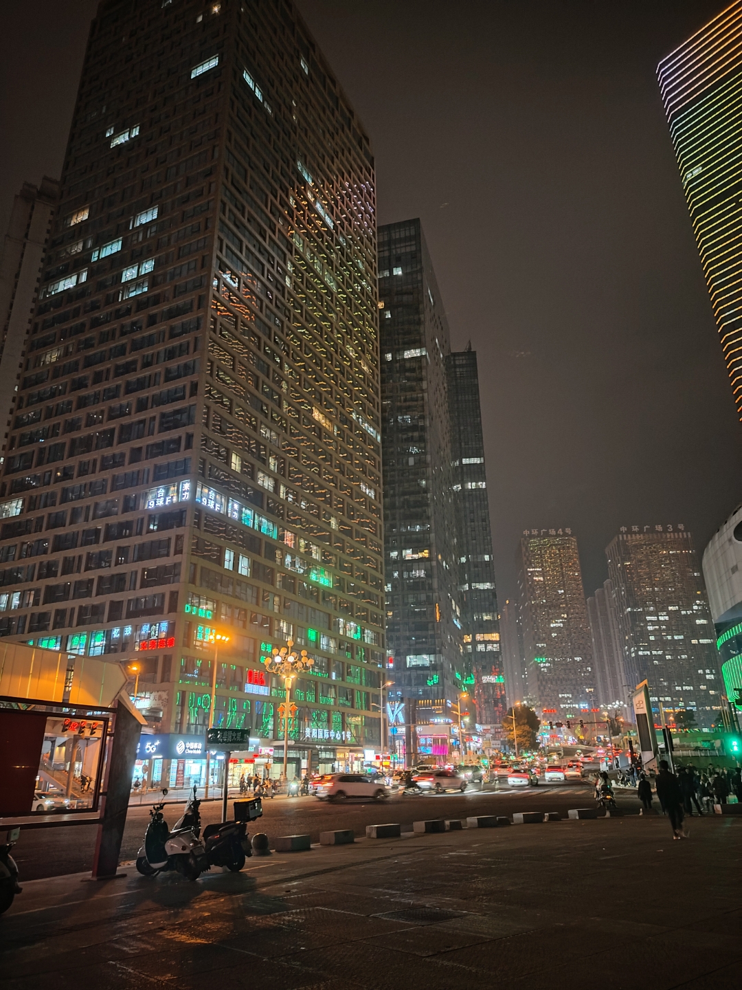 花果园夜景图片