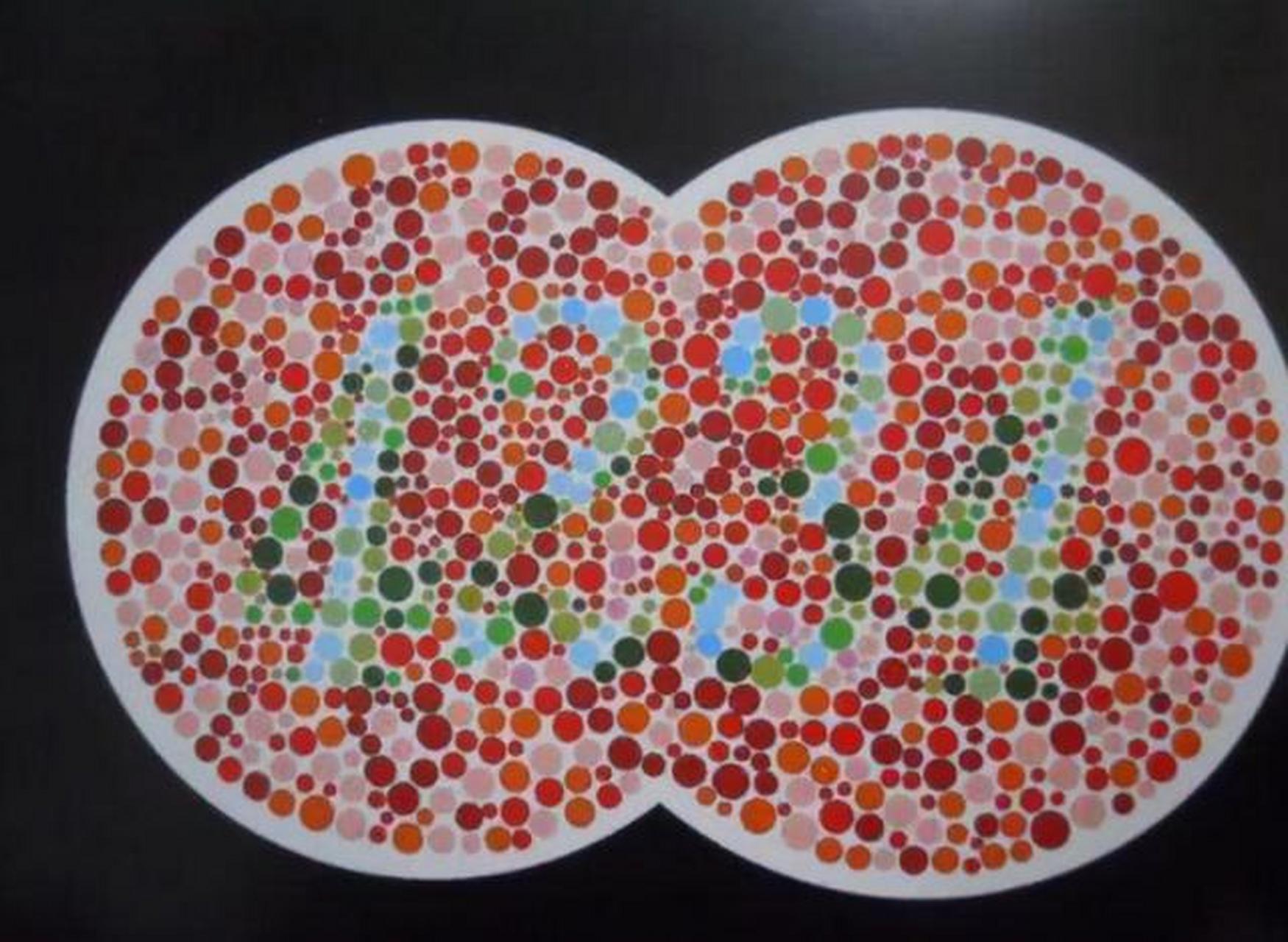 我不是色盲啊.  下面这几个图片,我尽然看不清楚.  难不成我是色弱.