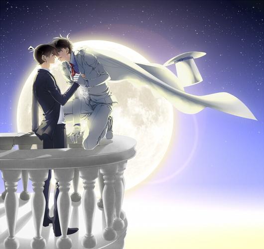 今晚的月亮真圆,和你在阳台上赏月的感觉更圆满一一怪盗基德