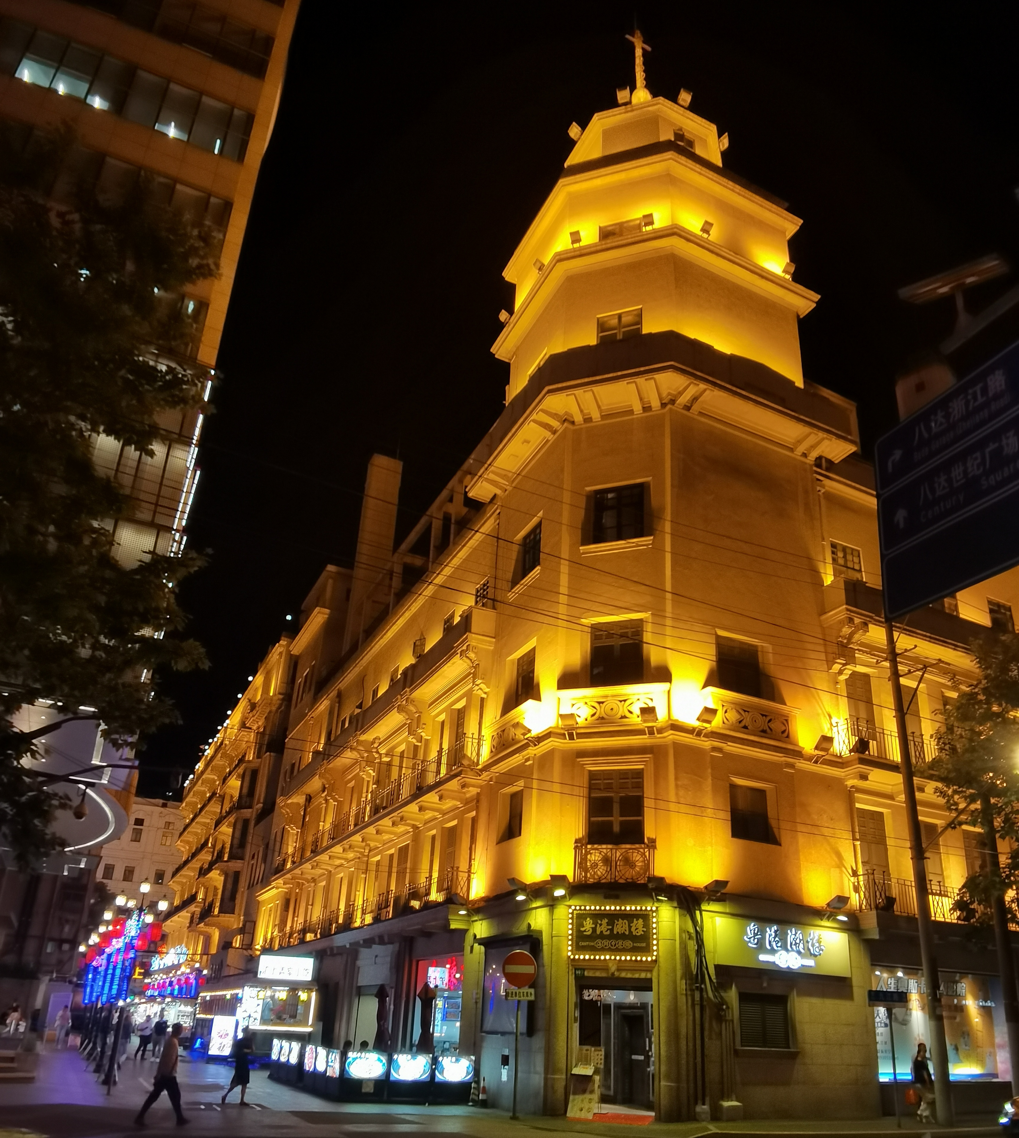 上海南京东路夜景图片