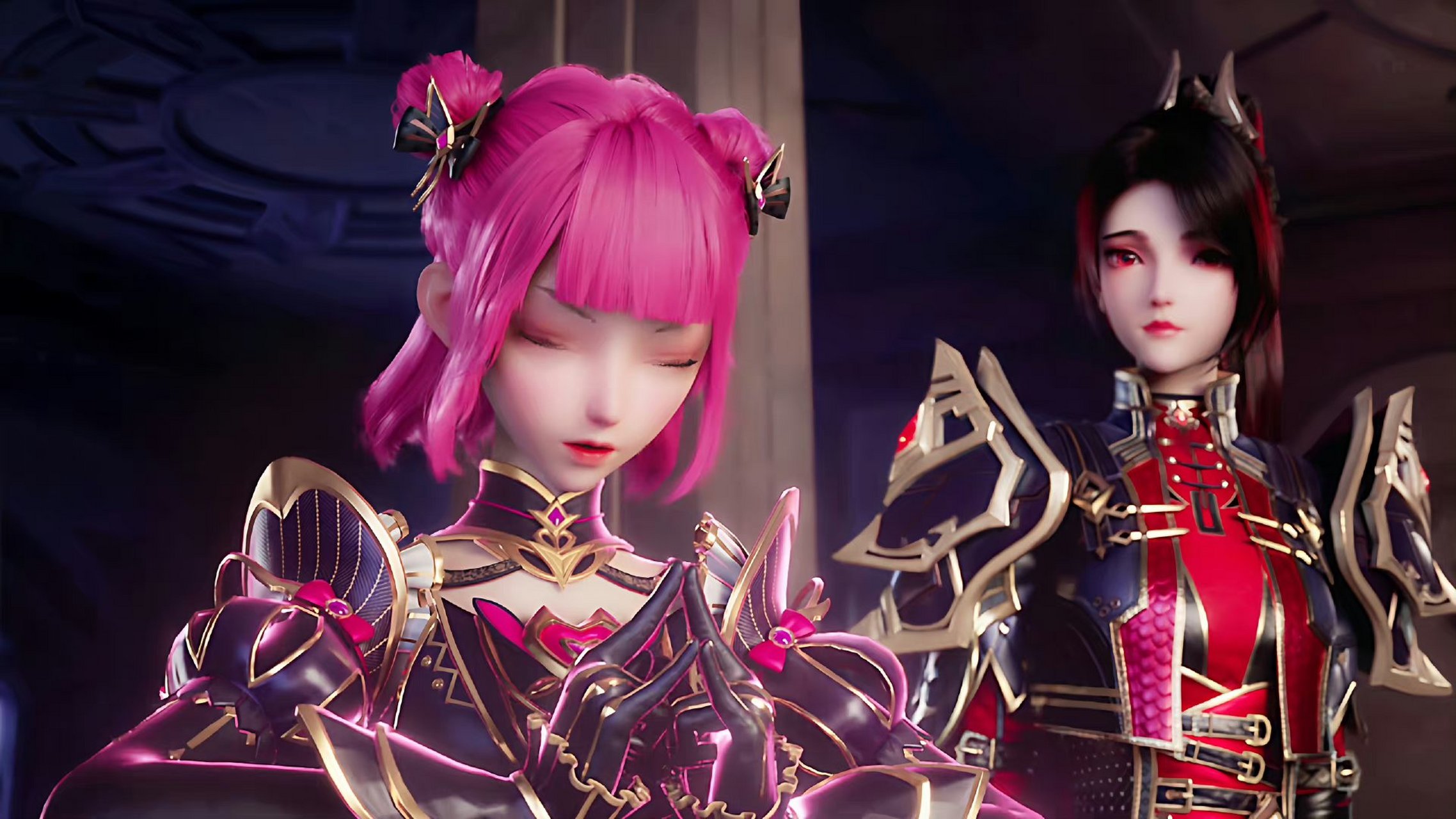 蜜桃社# #神印王座动画# 王原原:[无奈]樱儿妹妹加油啊