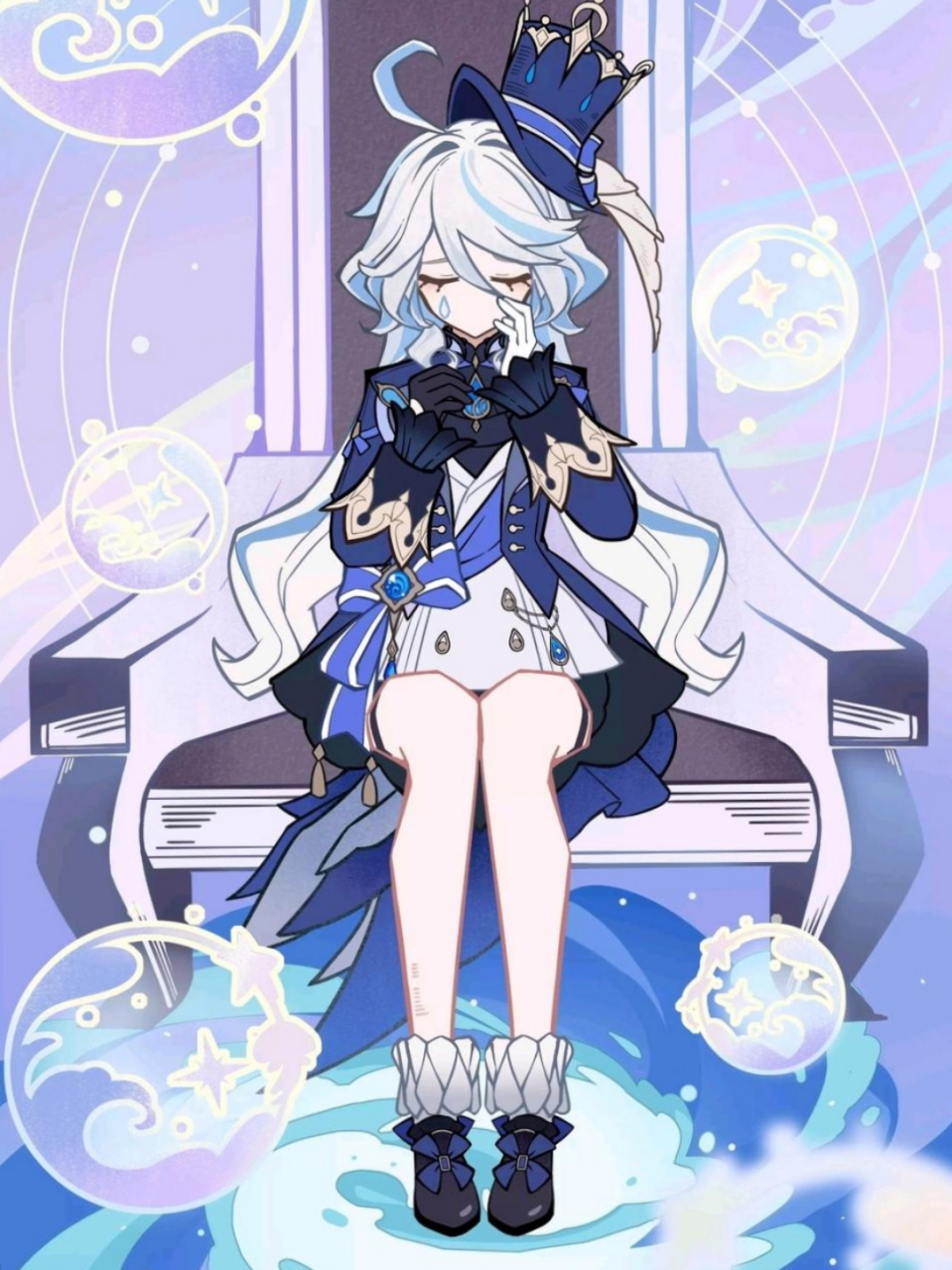 蜜桃社# #芙宁娜# 芙卡洛斯专属刀子